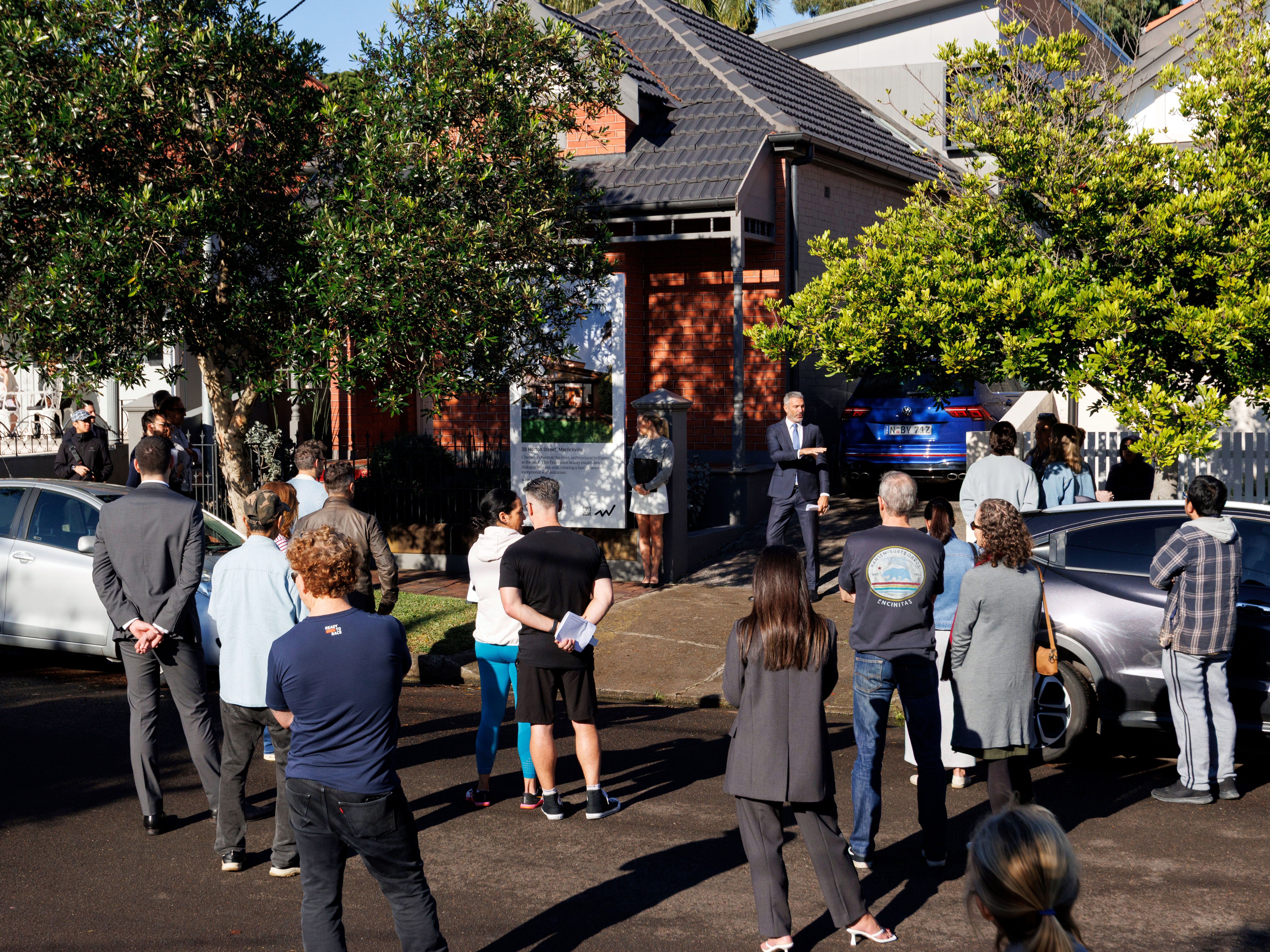 An auction in Inner West Sydney.