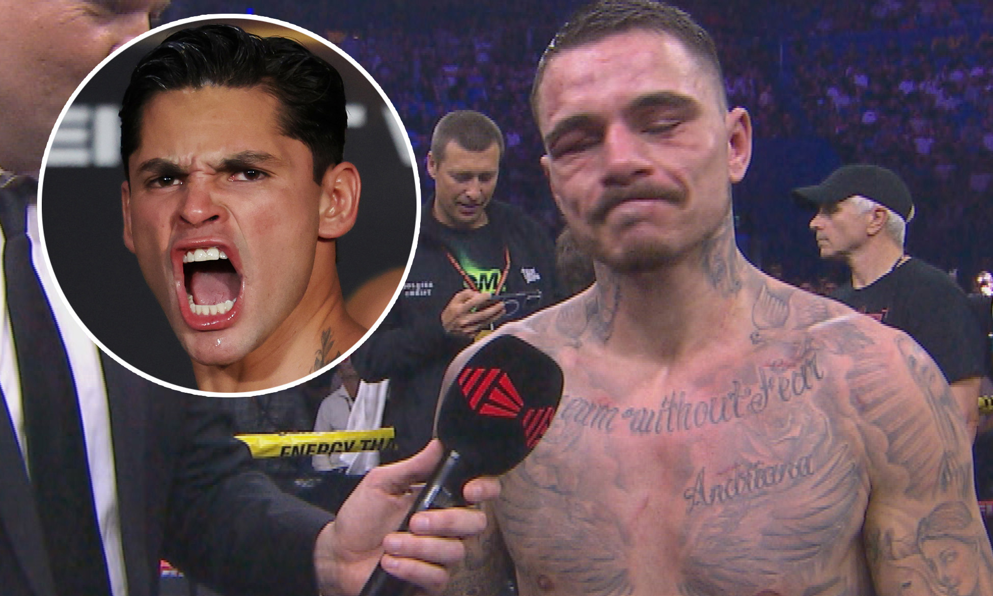 Ryan Garcia and George Kambosos sparred on social media.