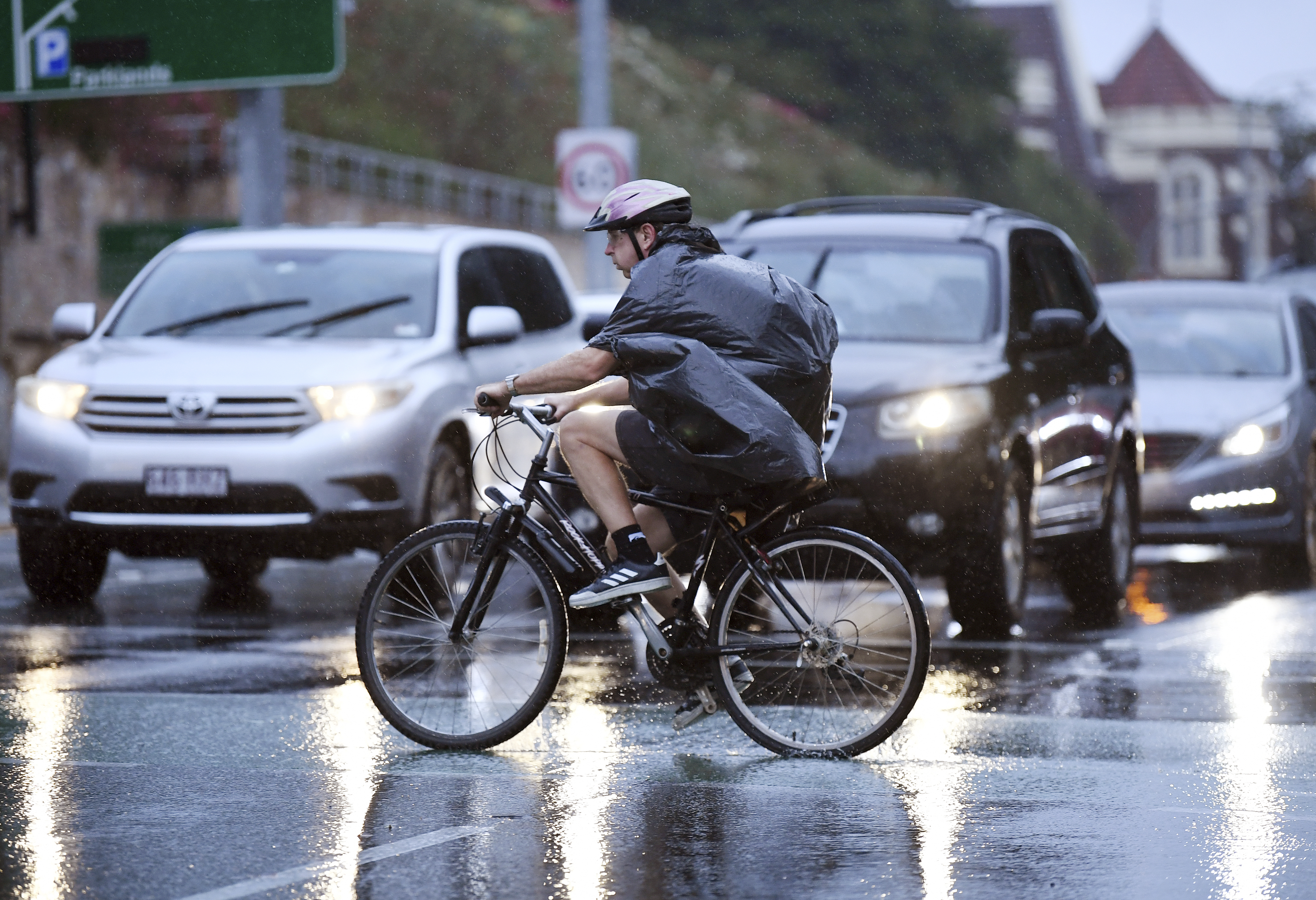 cycling on a footpath offence