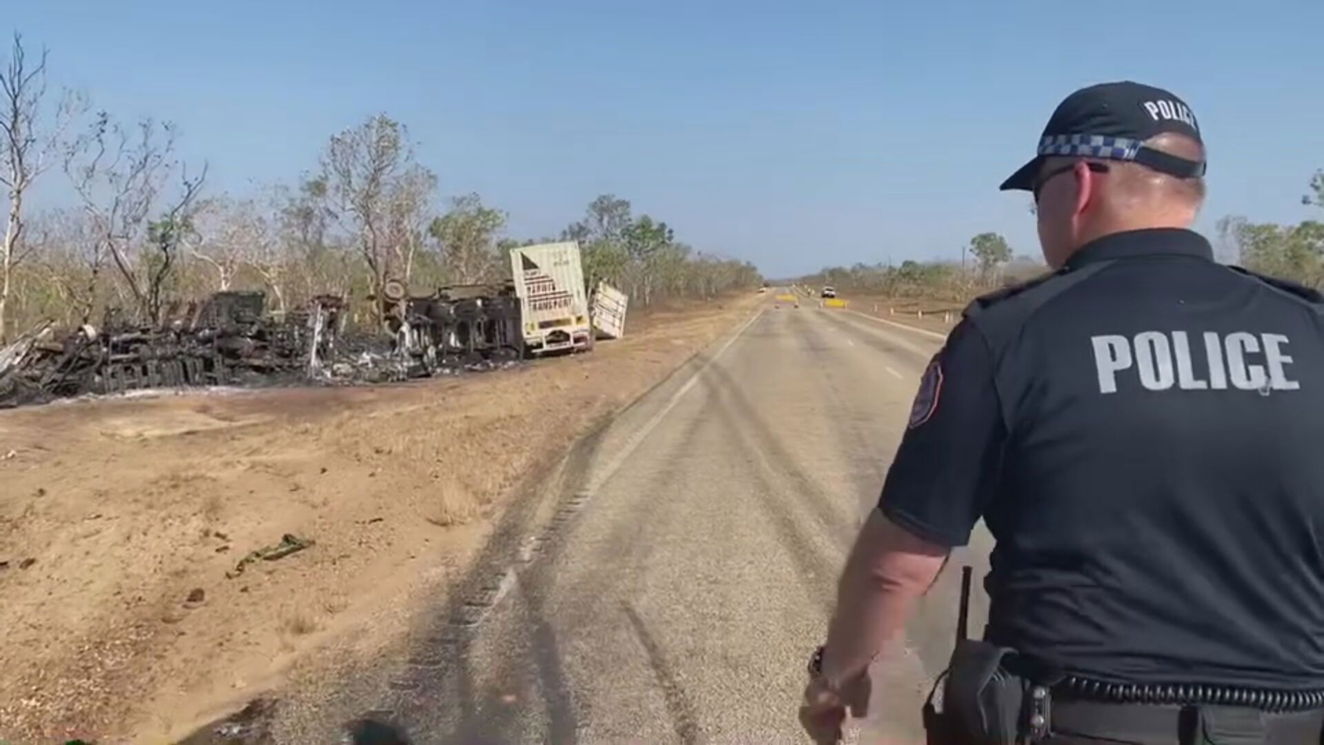 Six people have been killed on a highway - south of Darwin in what police have called the Northern Territory's deadliest crash in 16 years. 