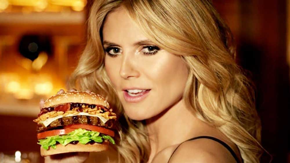 Heidi Klum for Carl's Jr