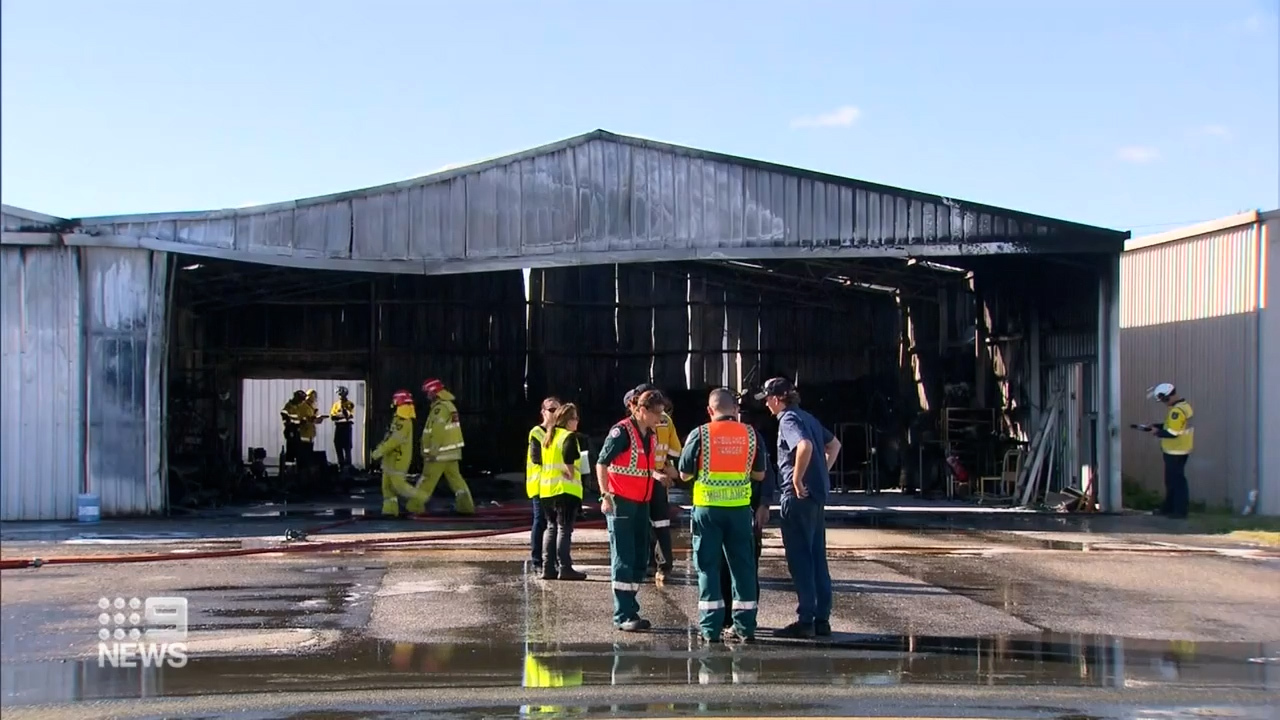 Jandakot airport blaze