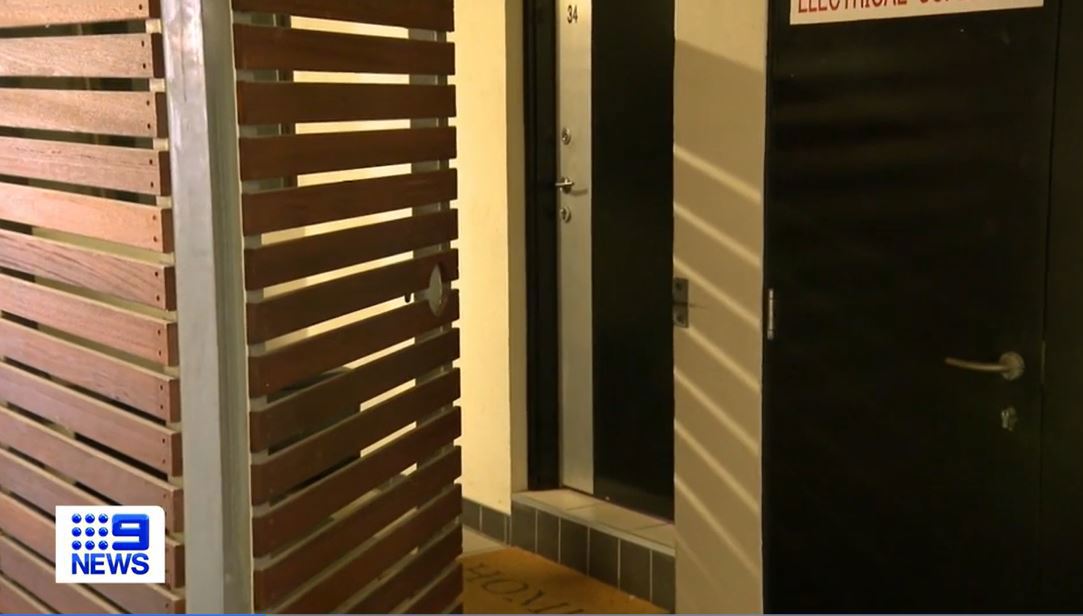 A Melbourne teenager has wrangled with an alleged burglar, holding him down before police arrived.