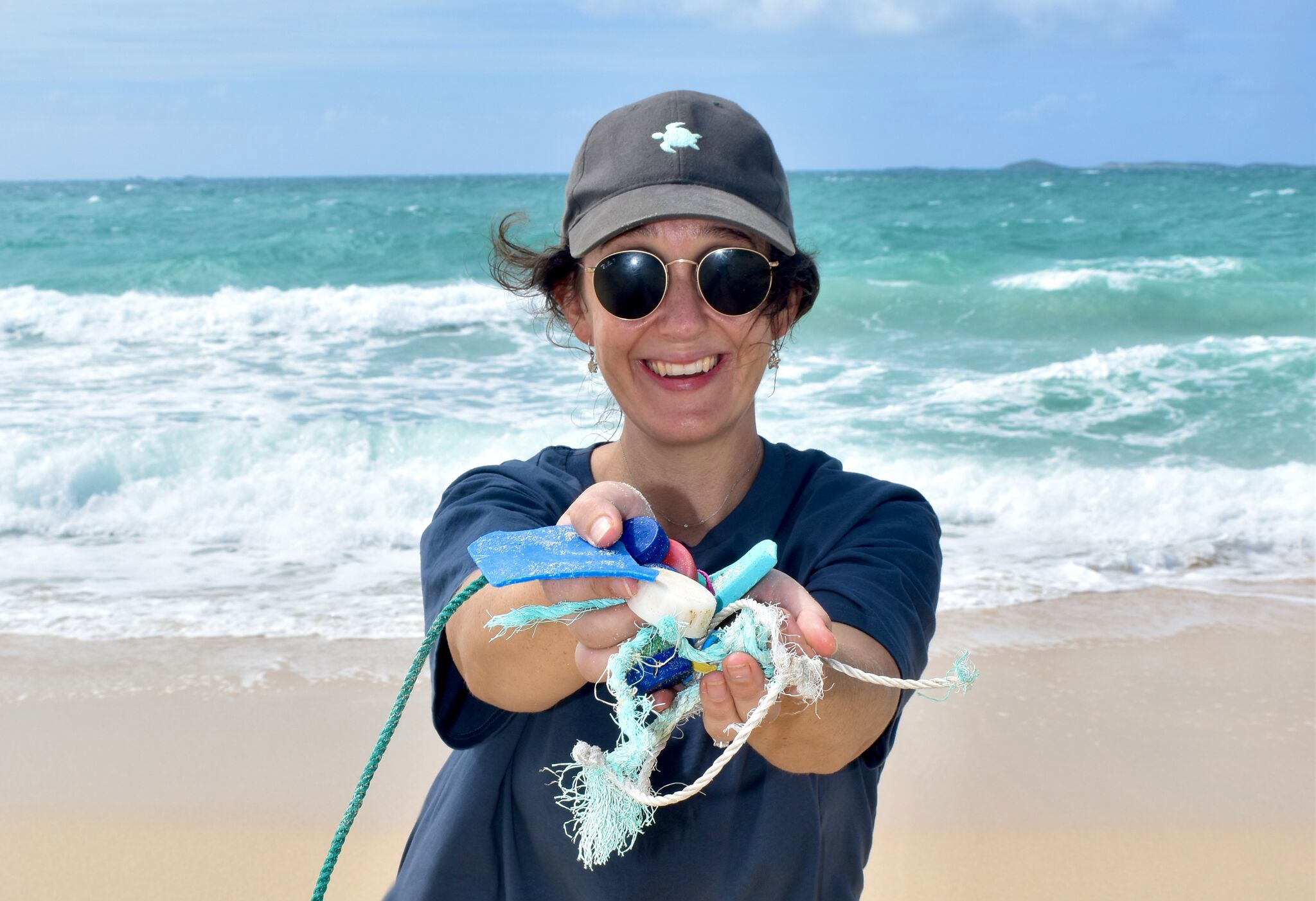 Nina Wootton, a marine scientist specialising in microplastics and plastic waste at the University of Adelaide