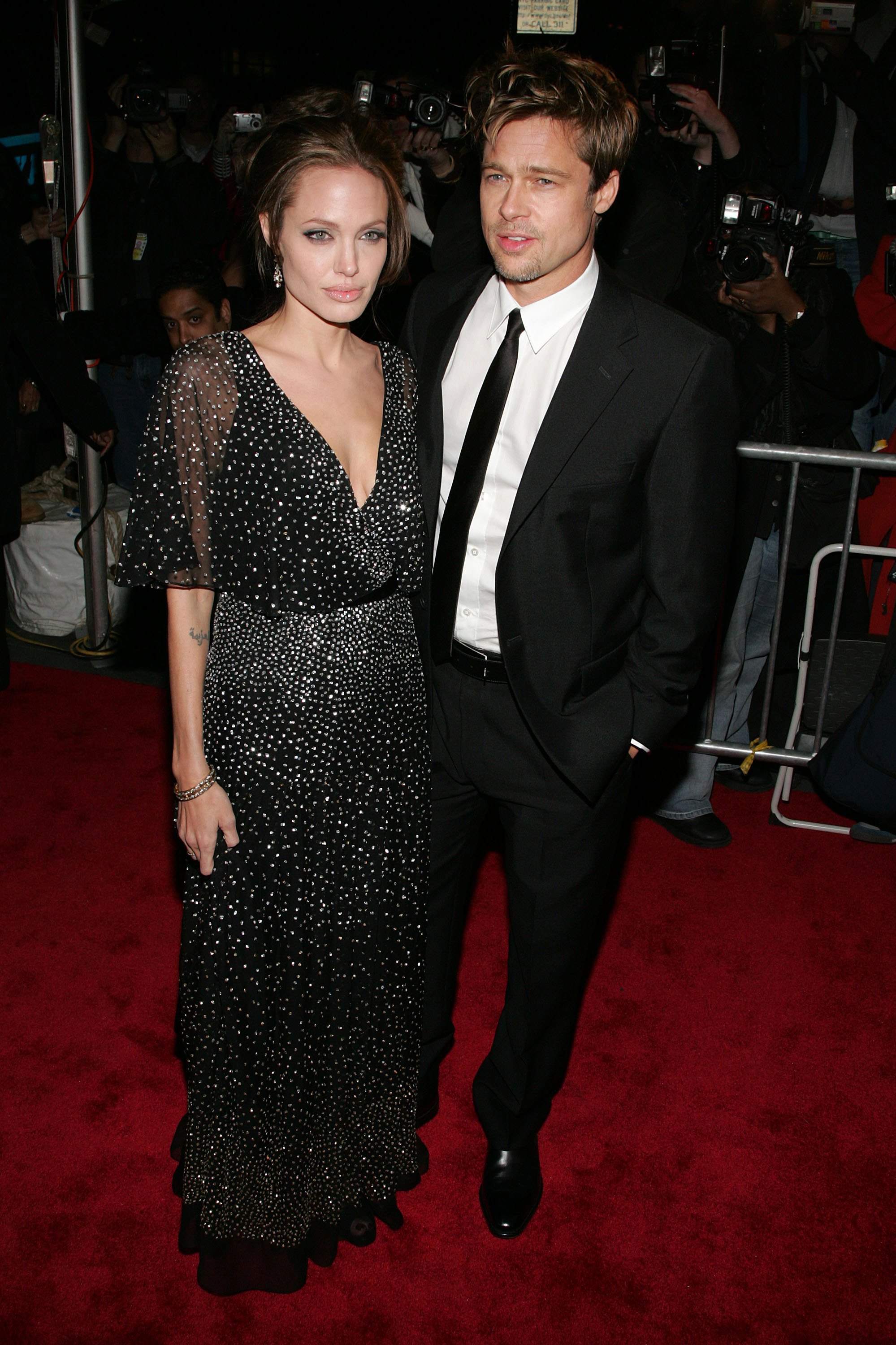 Angelina Jolie and Brad Pitt at the World Premiere of The Good Shepherd presented by Universal Pictures at the Ziegfeld Theatre on December 11, 2006 in New York City 