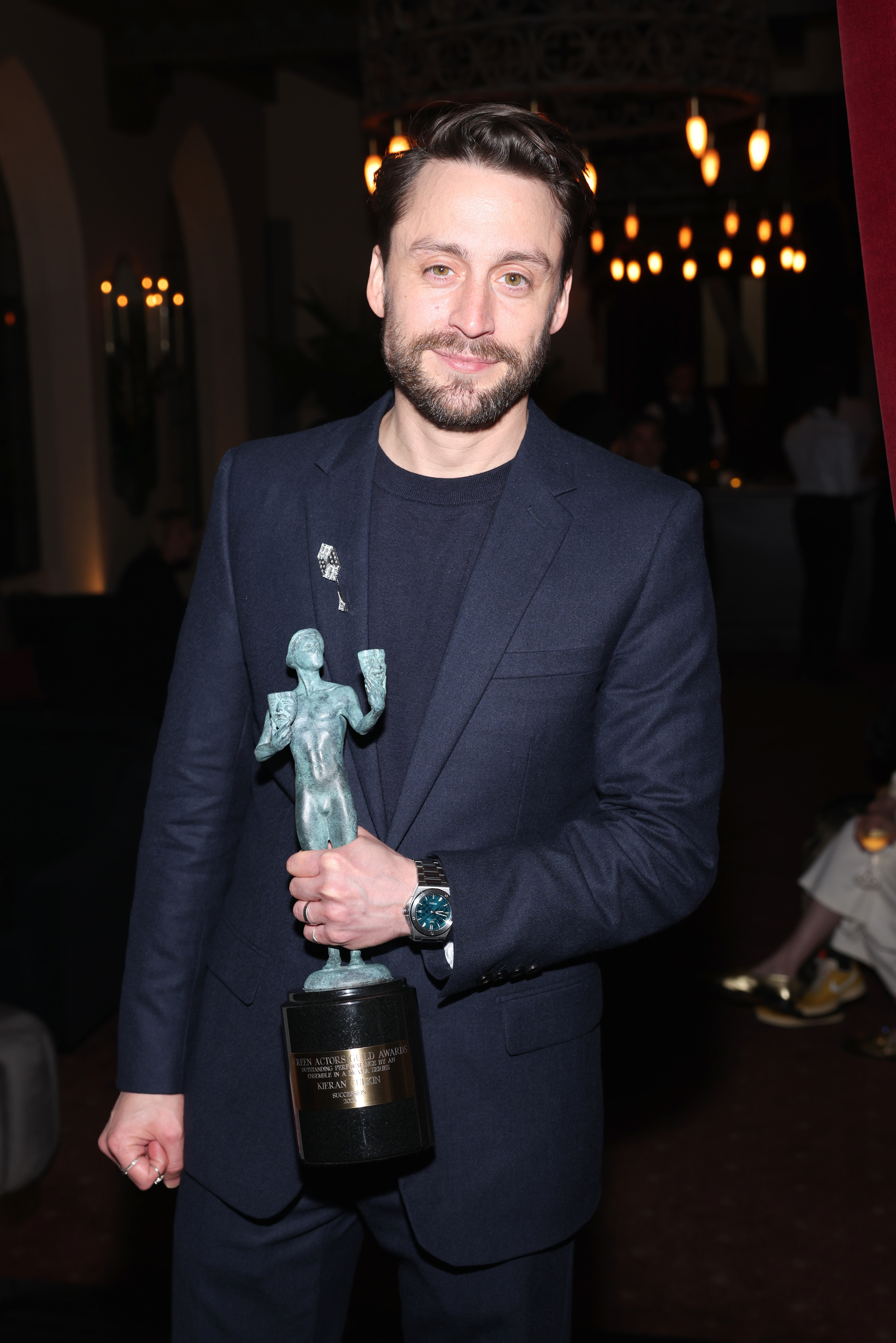 Kieran Culkin attends the 2024 Netflix SAG Celebration at Chateau Marmont on February 24, 2024 in Los Angeles, California. 