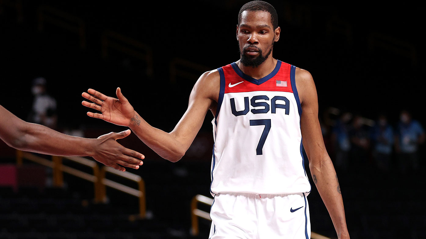  Kevin Durant #7 of Team United States