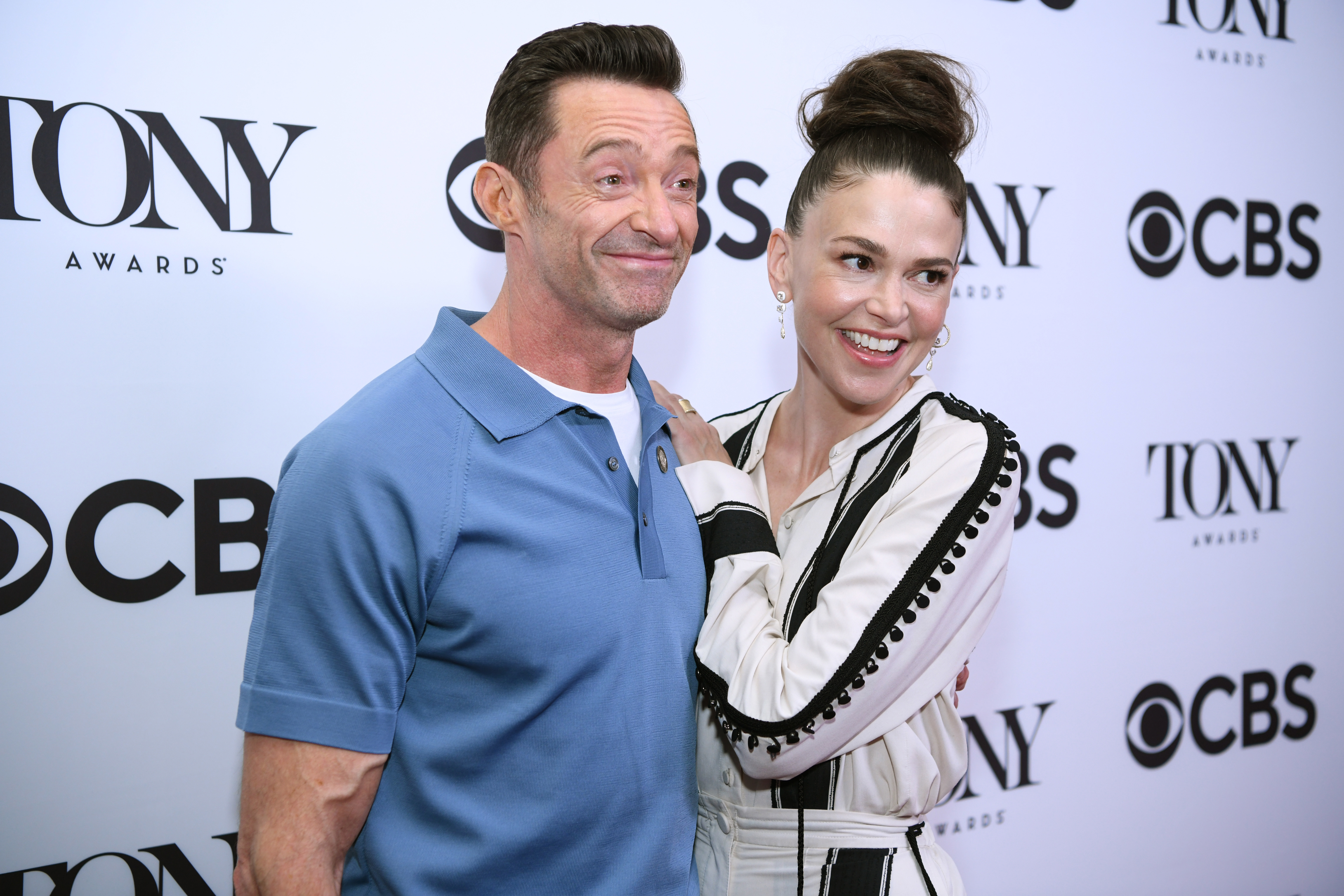 Hugh Jackman and Sutton Foster