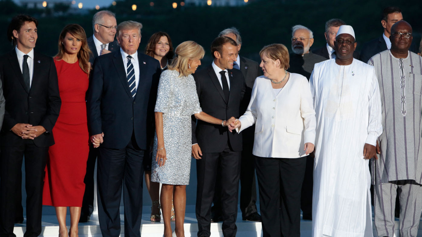 Global heads of stated gathered in France for a G7 summit.