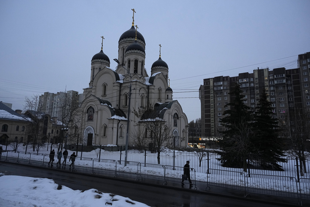 The funeral of Russian opposition leader Alexei Navalny