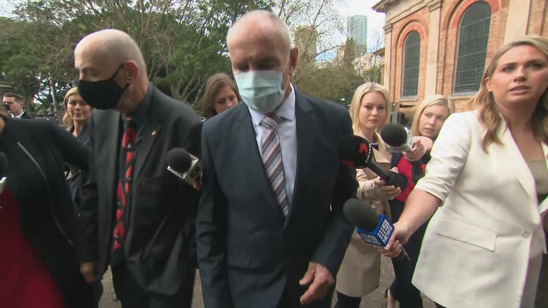 Chris Dawson arrives at court