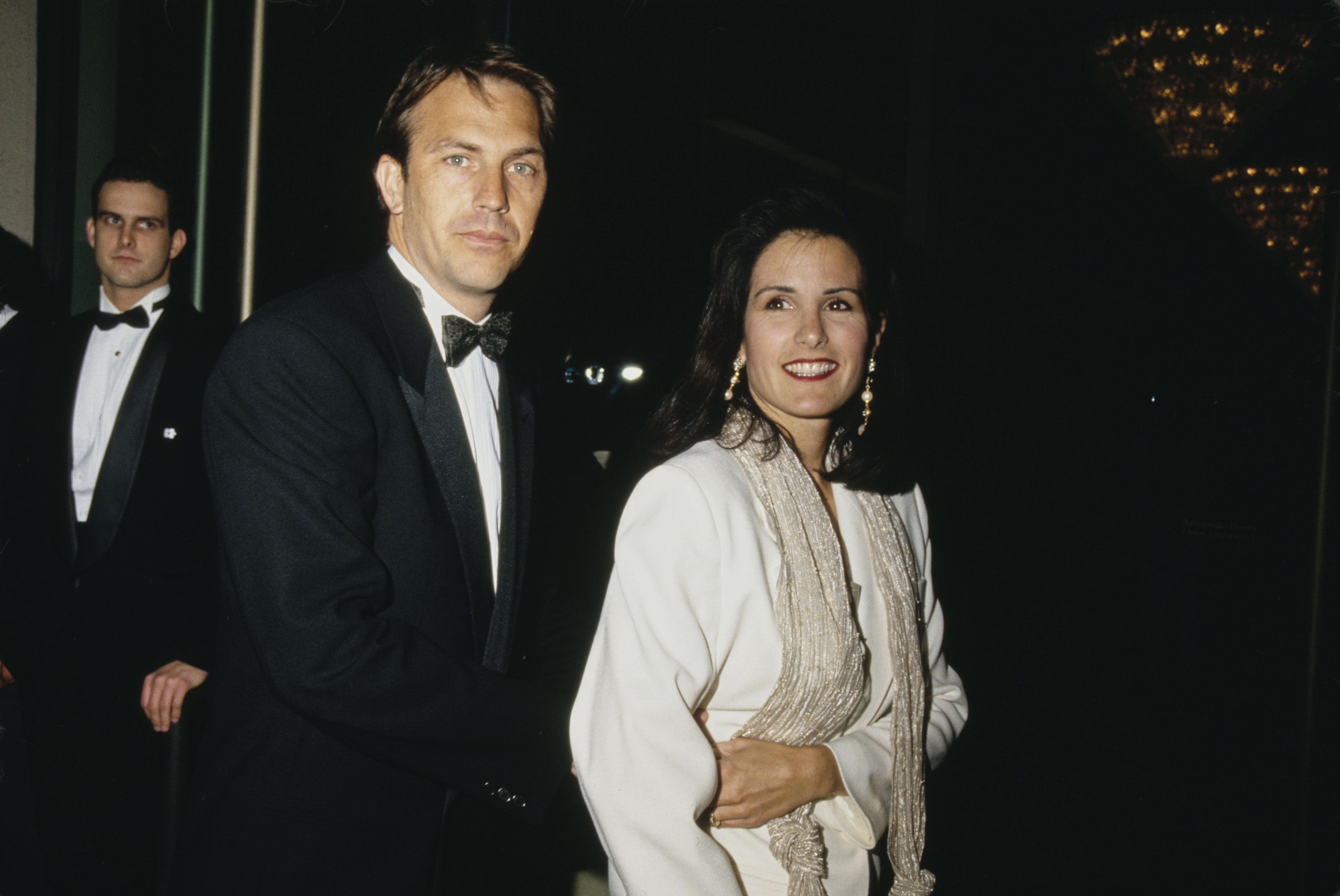 Kevin Costner and former wife Cindy Silva in the early 90s.