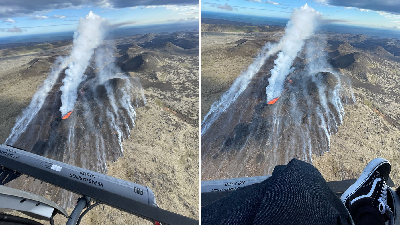 Lost Mtns, from Sydney, had a front row seat to the eruption - and his work is receiving international acclaim.