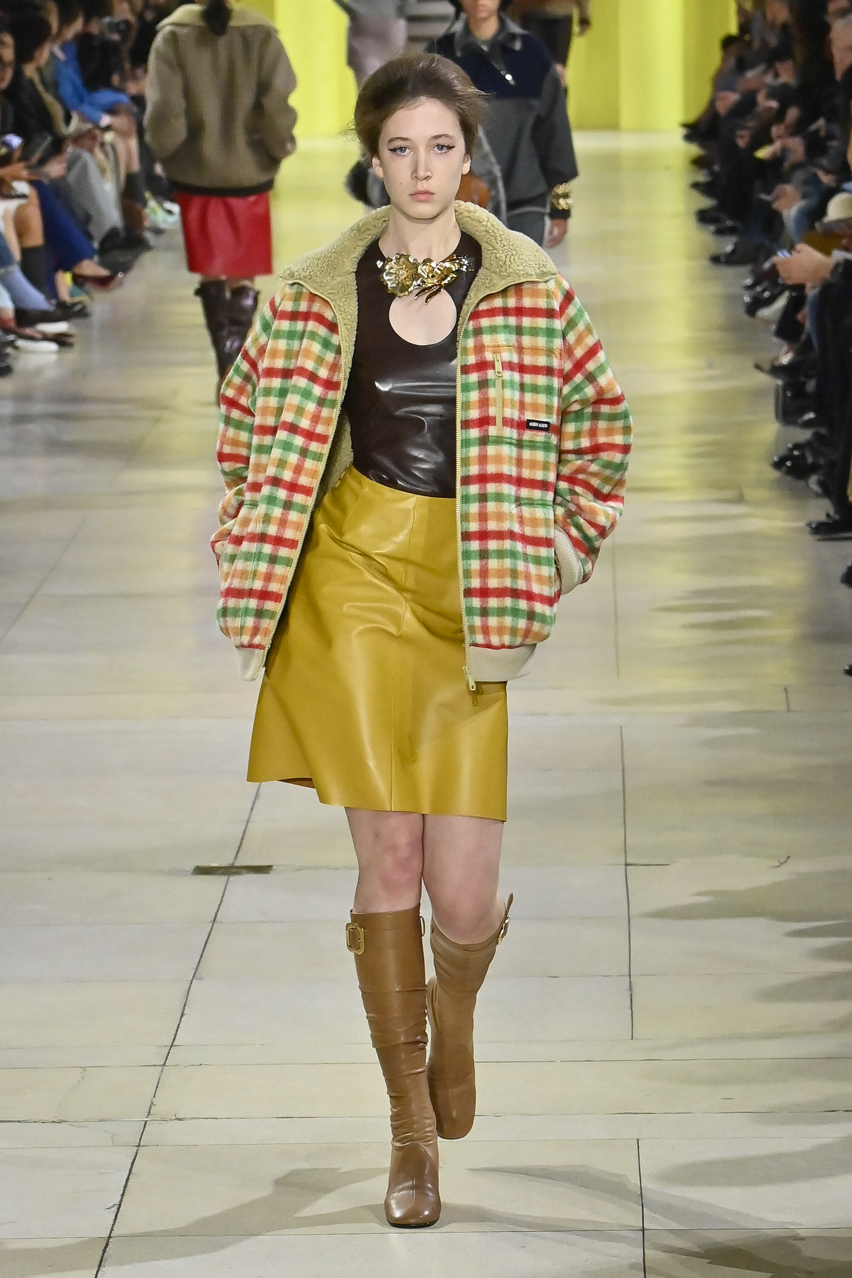 Sunday Rose Kidman Urban walks the runway during the Miu Miu Ready to Wear Fall/Winter 2025-2026 fashion show as part of the Paris Fashion Week on March 11, 2025 in Paris, France.