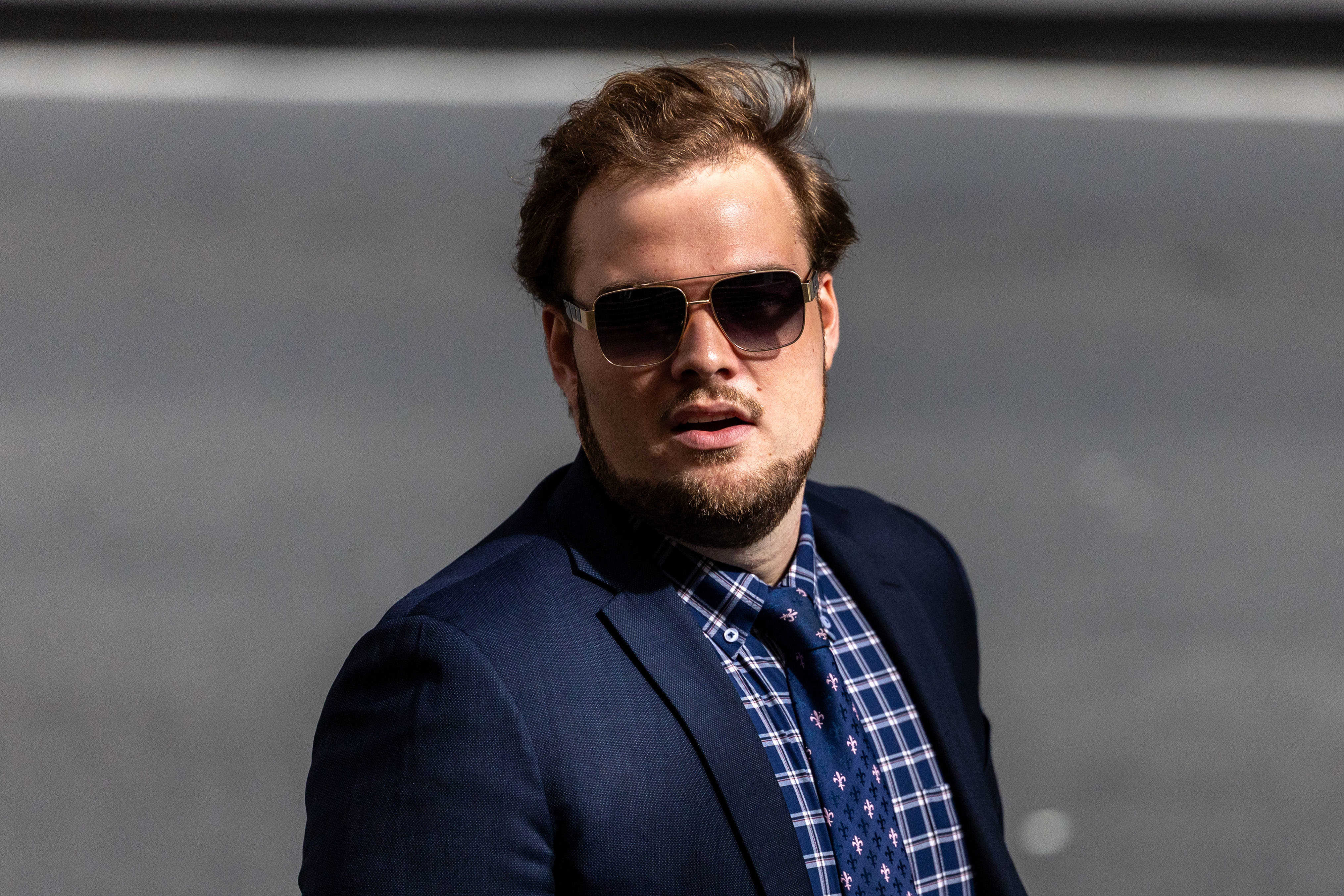 Knox teacher Wiliam Gulson arrives at   Downing Centre Court on Tuesday, 27 January 2026.  Gulson has been charged with child grooming.   Photo: Sam Mooy / The Sydney Morning Herald