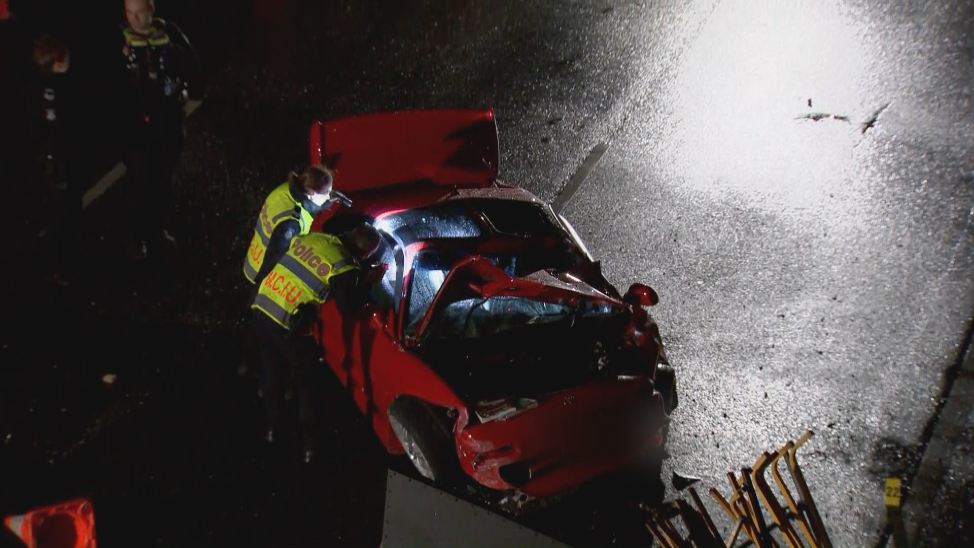 A traffic worker has died after he was hit by a car in Clifton Hill, Melbourne.