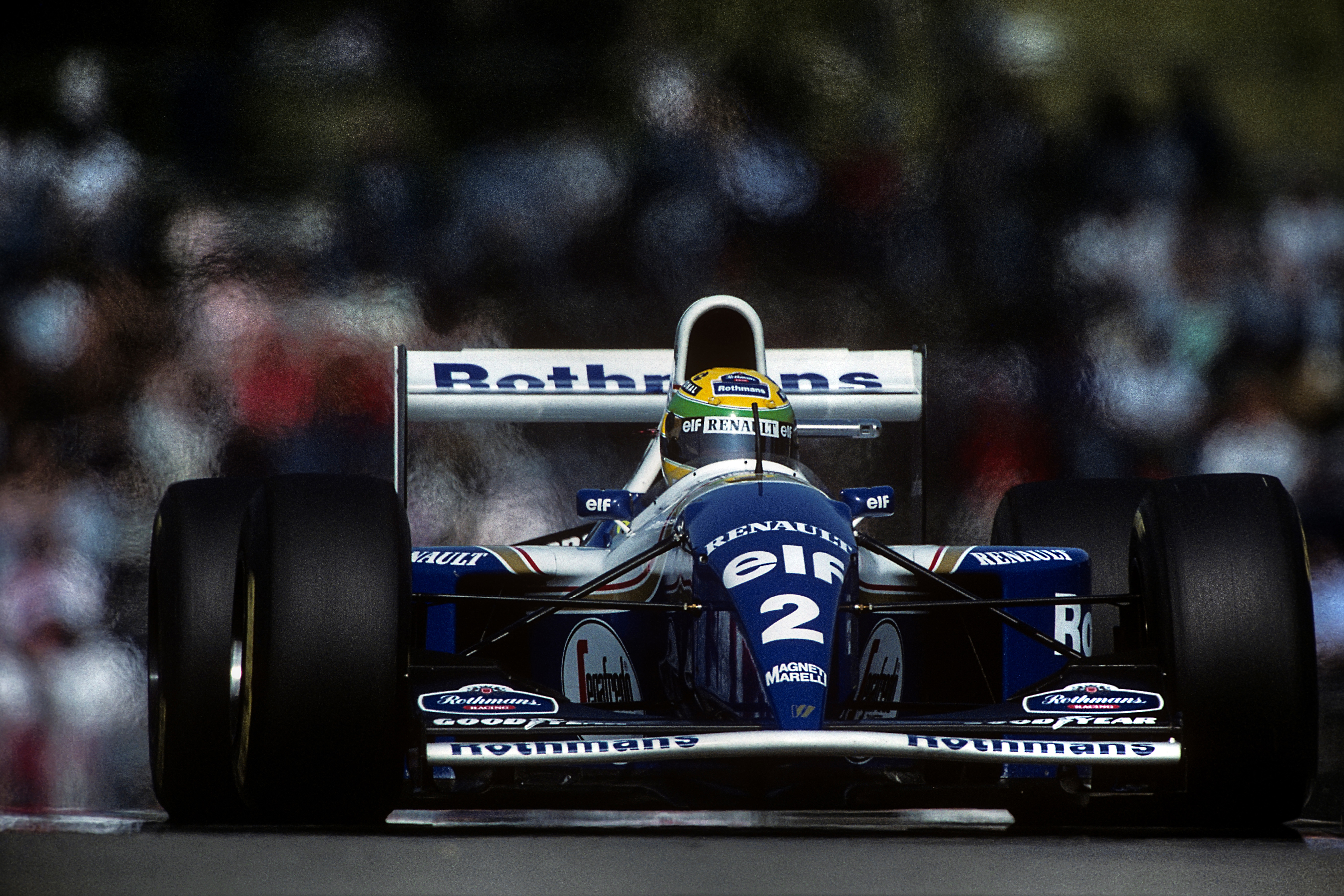 Ayrton Senna, Williams-Renault FW16, Grand Prix of San Marino, Imola, 01 May 1994. (Photo by Paul-Henri Cahier/Getty Images)