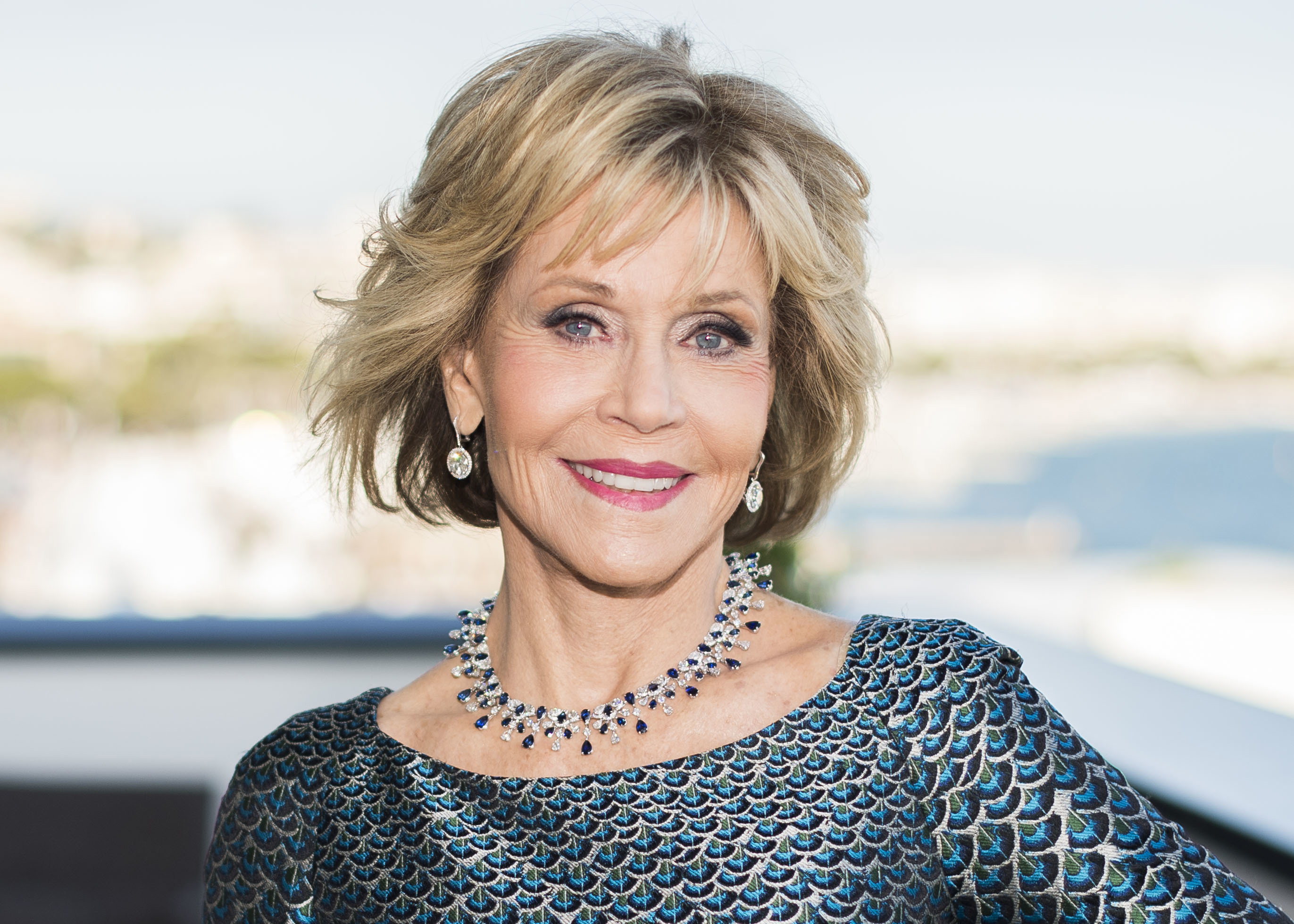 Actress Jane Fonda appears at the 71st international film festival in Cannes, southern France, on May 12, 2018. 