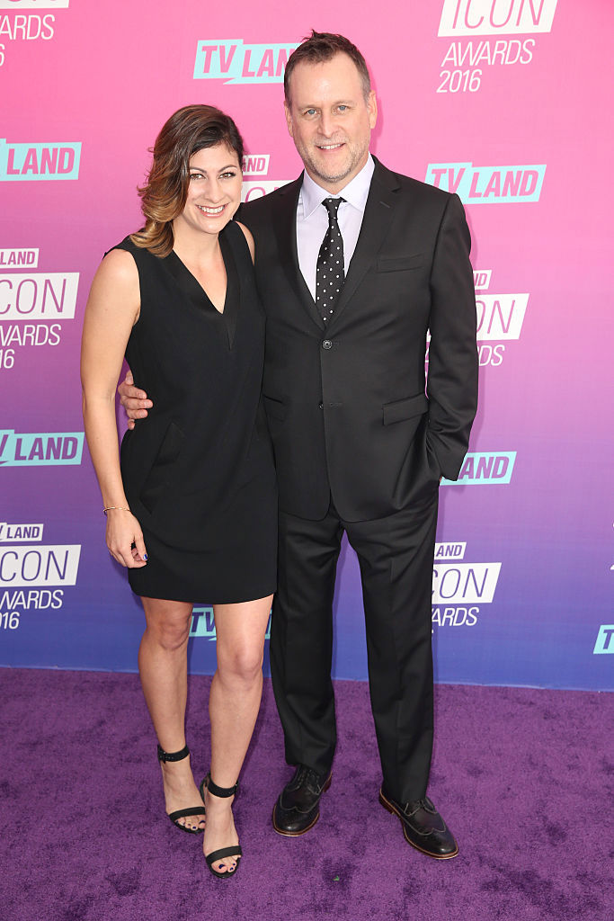 Actor/comedian Dave Coulier and his wife, photographer Melissa Coulier attends 2016 TV Land Icon Awards at The Barker Hanger on April 10, 2016 in Santa Monica, California.