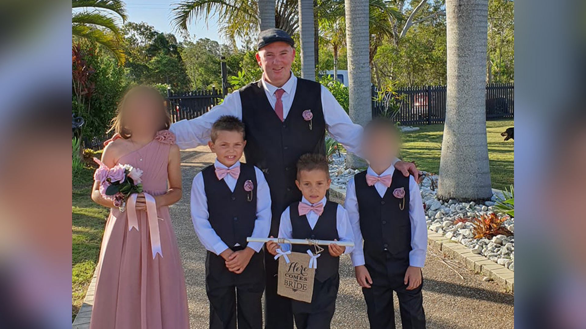 Joseph Shorey and his sons Shane and Sheldon, who were killed in an alleged hit-and-run.