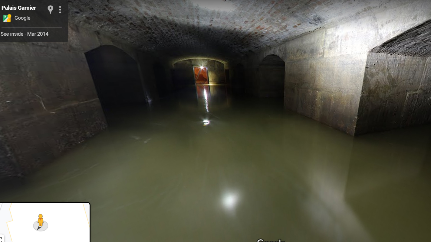 The real water tanks under the Opera Garnier in Paris