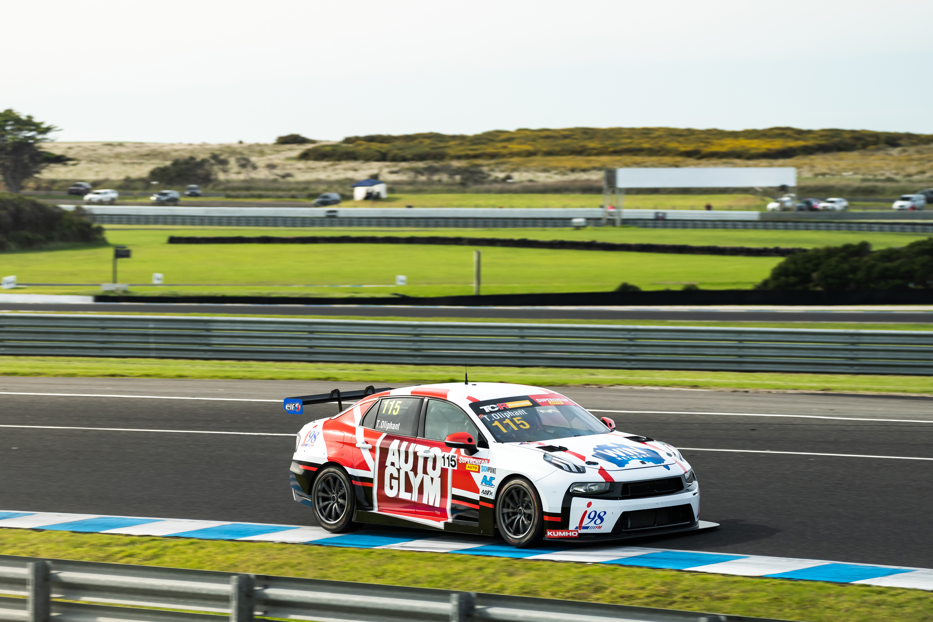 Tom Oliphant's Lynk & Co 03 at Phillip Island.