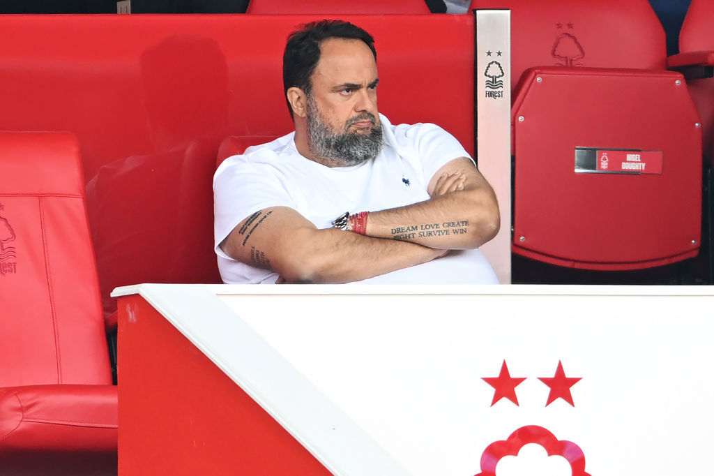 Evangelos Marinakis, owner of Nottingham Forest.