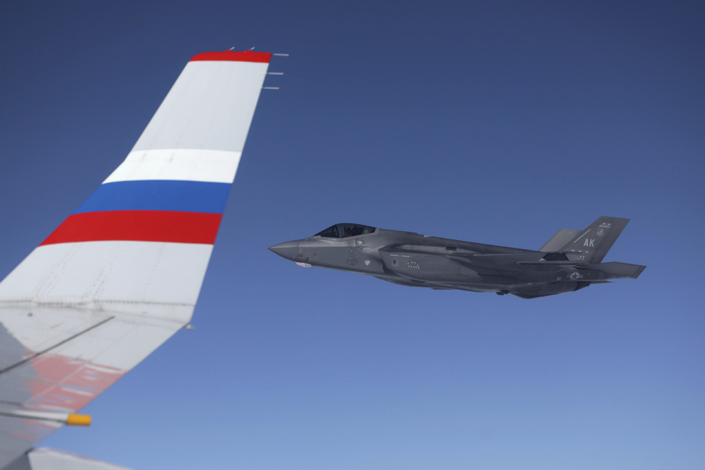 Russian President Vladimir Putin's plane