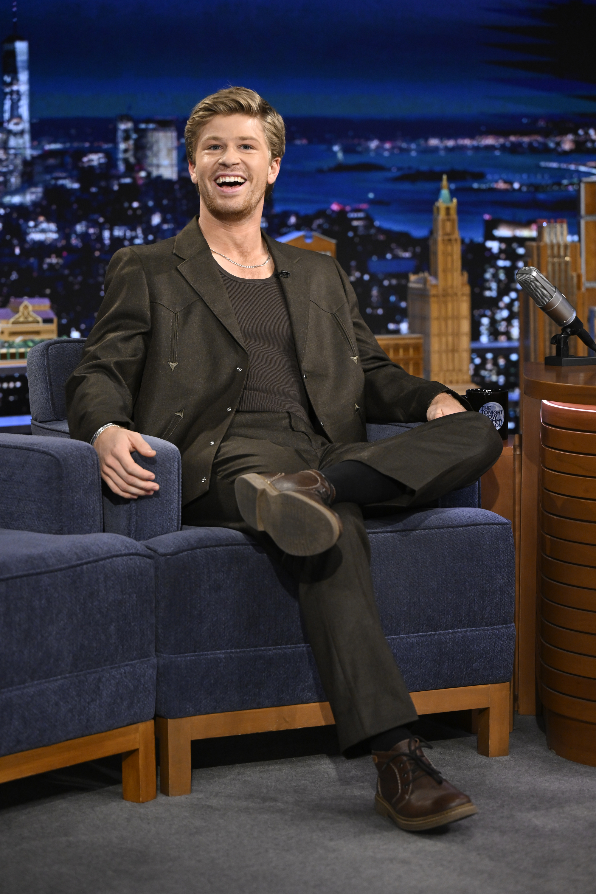 Robert Irwin during an appearance on The Tonight Show Starring Jimmy Fallon on May 4, 2026.