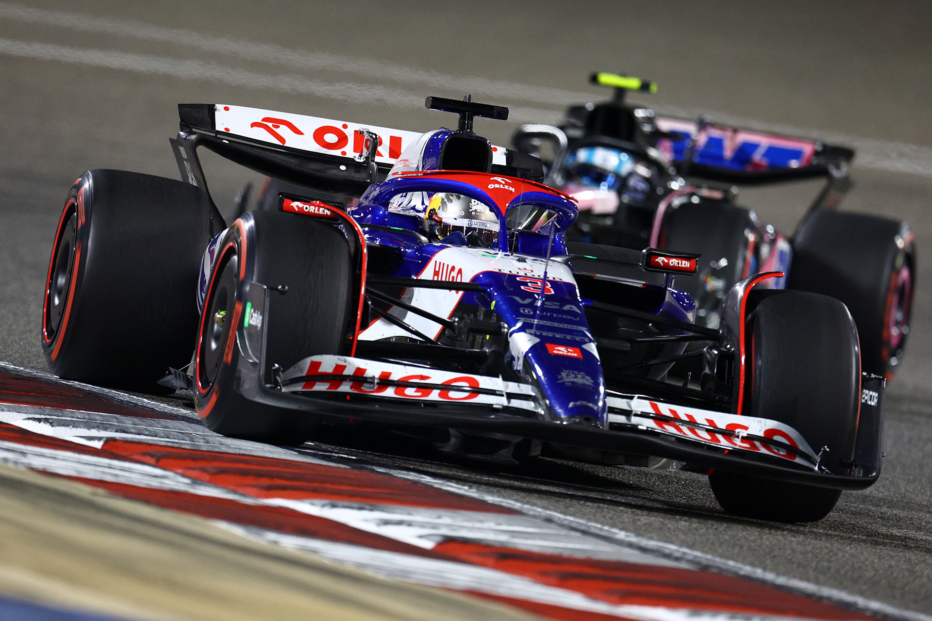Daniel Ricciardo in the No.3 entry during the Bahrain Grand Prix.