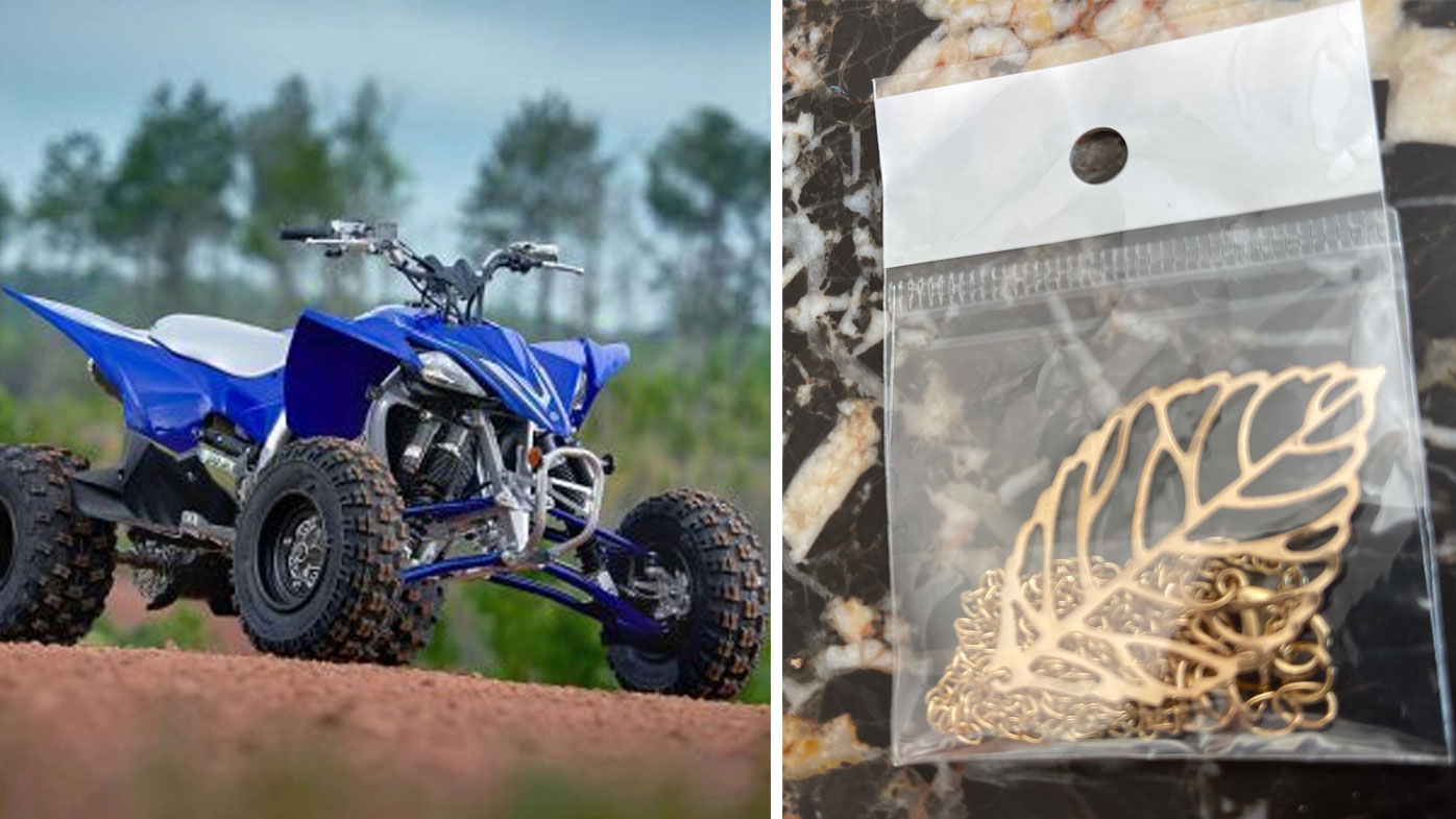 Sydney mum Daniela Coulstock bought a $150 quad bike off a seller on Instagram. To her surprise she was sent a necklace instead. 