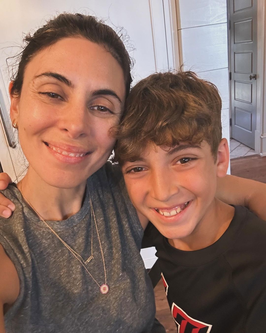 Jamie-Lynn Sigler and her son Beau