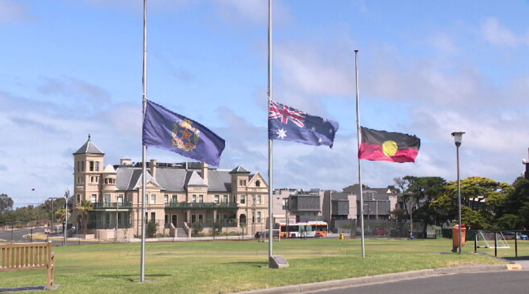 Flags were flown at half mast at St Bede's College.