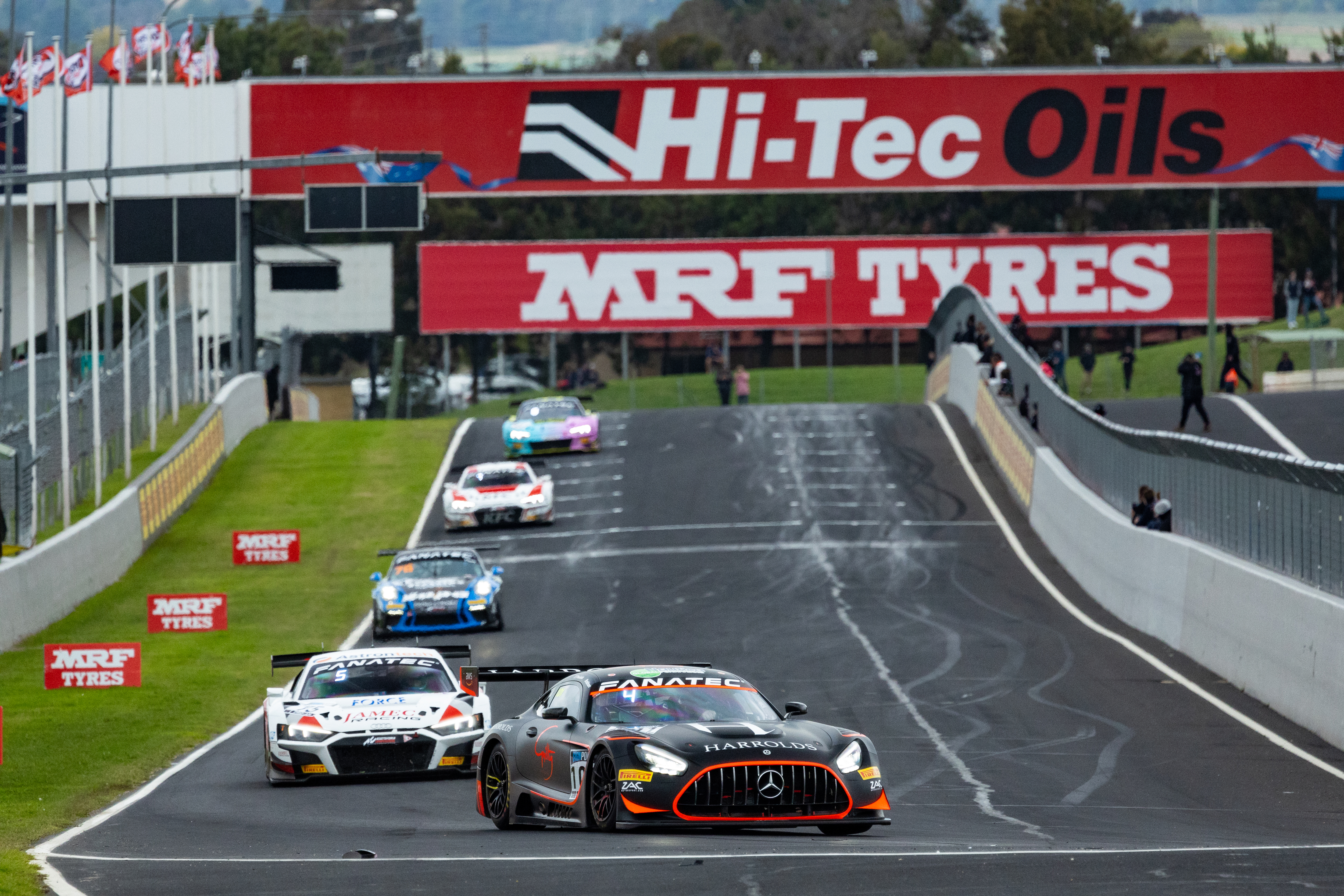 The Harrolds Racing Mercedes-AMG GT3 at Mount Panorama.