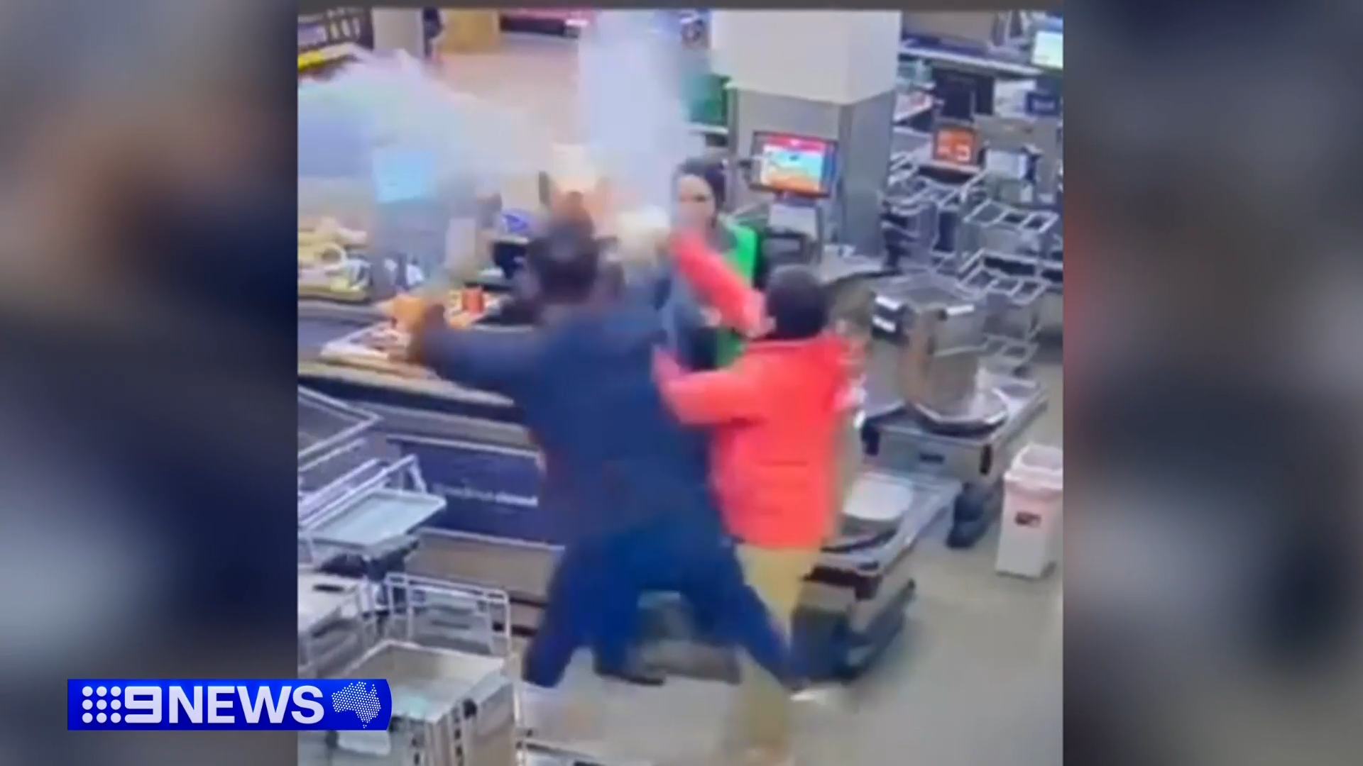 A police employee has been charged after a brawl inside a Woolworths supermarket in Western Sydney.