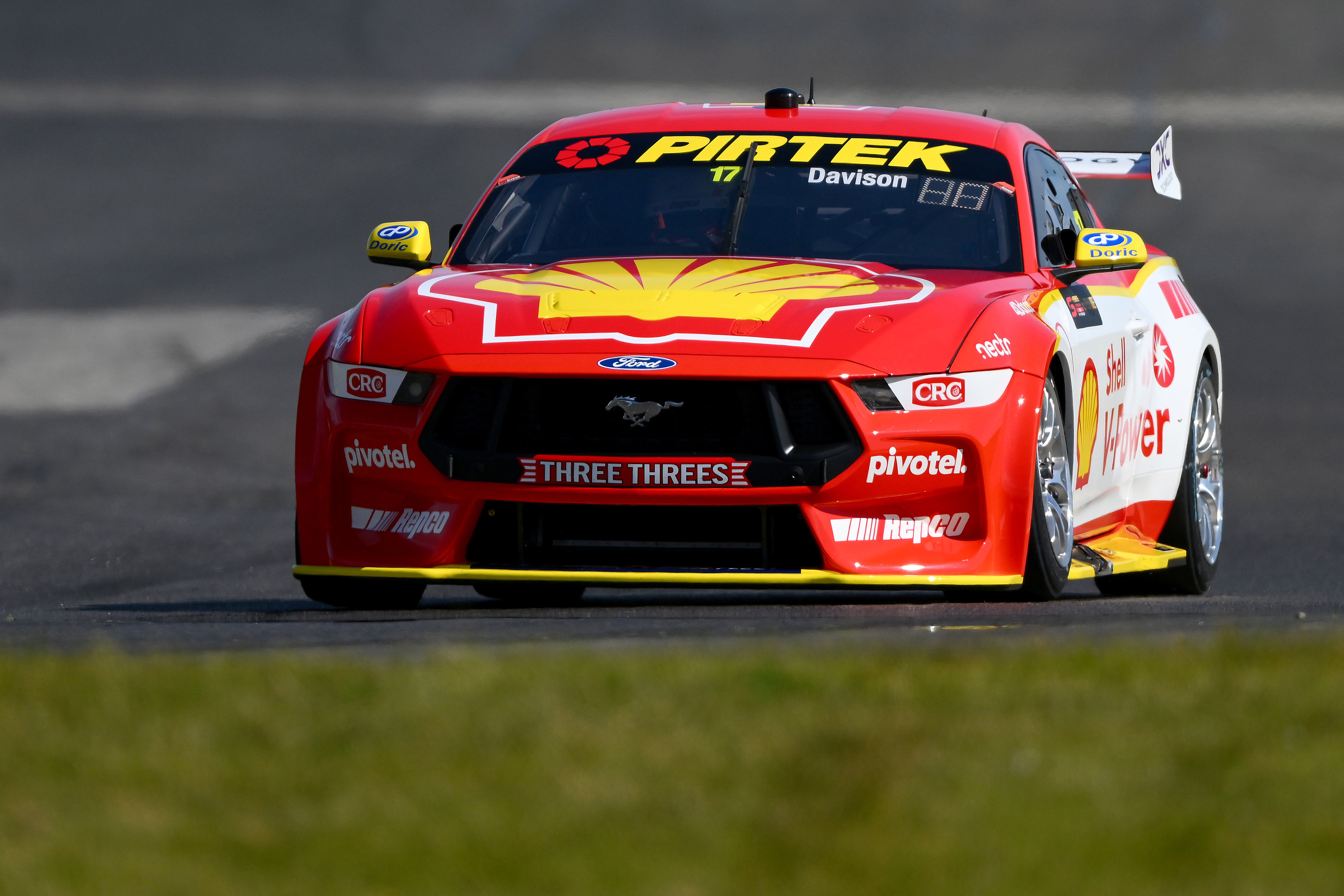 Will Davison drives the Dick Johnson Racing car during practice, part of the 2023 Supercars Championship Series at Sandown Raceway on September 15, 2023 in Melbourne, Australia. (Photo by Morgan Hancock/Getty Images)
