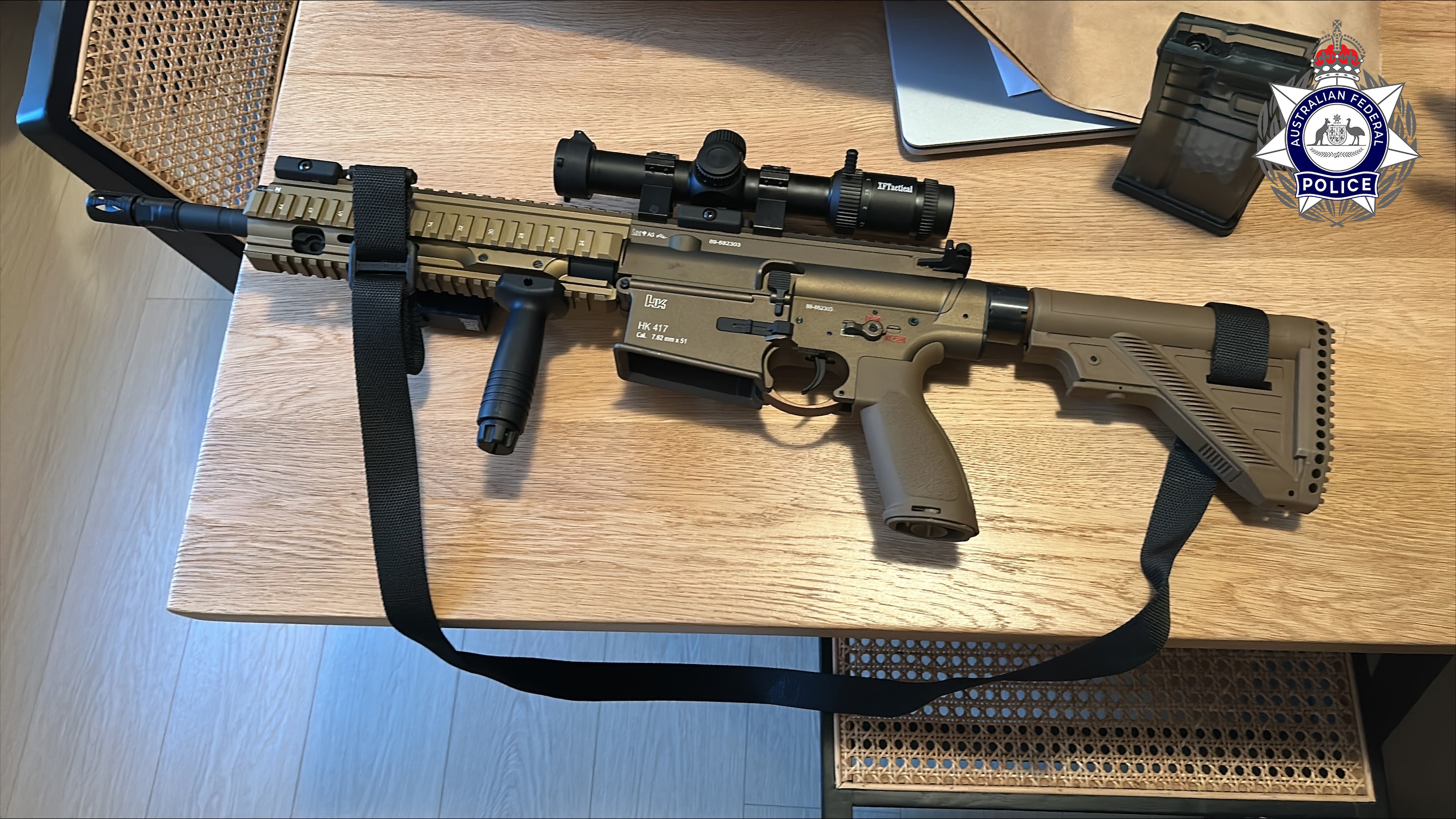 A replica firearm was found at an address in Double Bay.