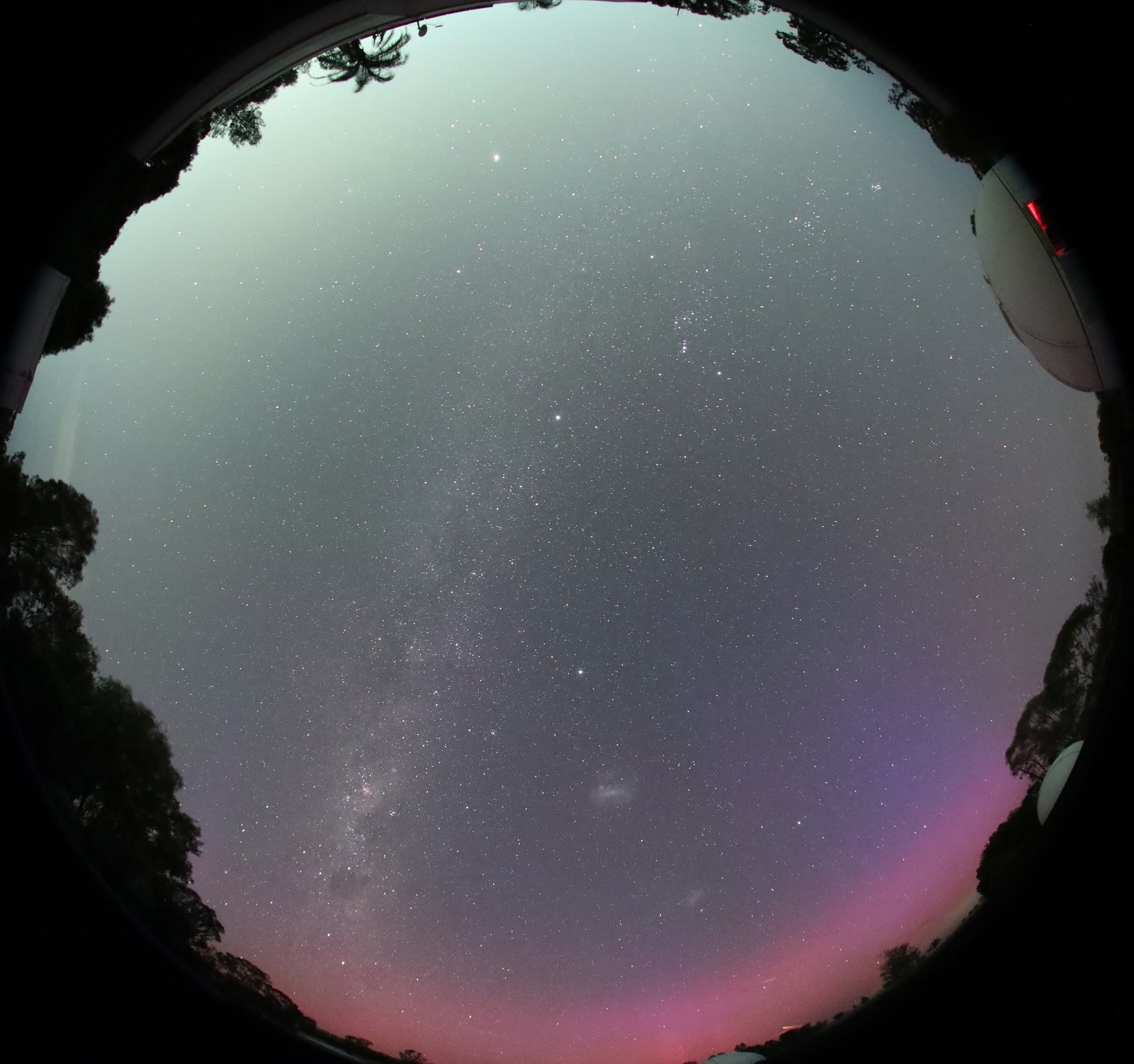 Australians witnessed a rare sight after an unusually widespread aurora australis took over the skies last night.