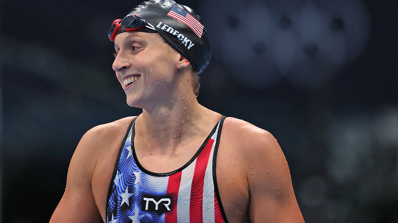 Katie Ledecky of Team United States 