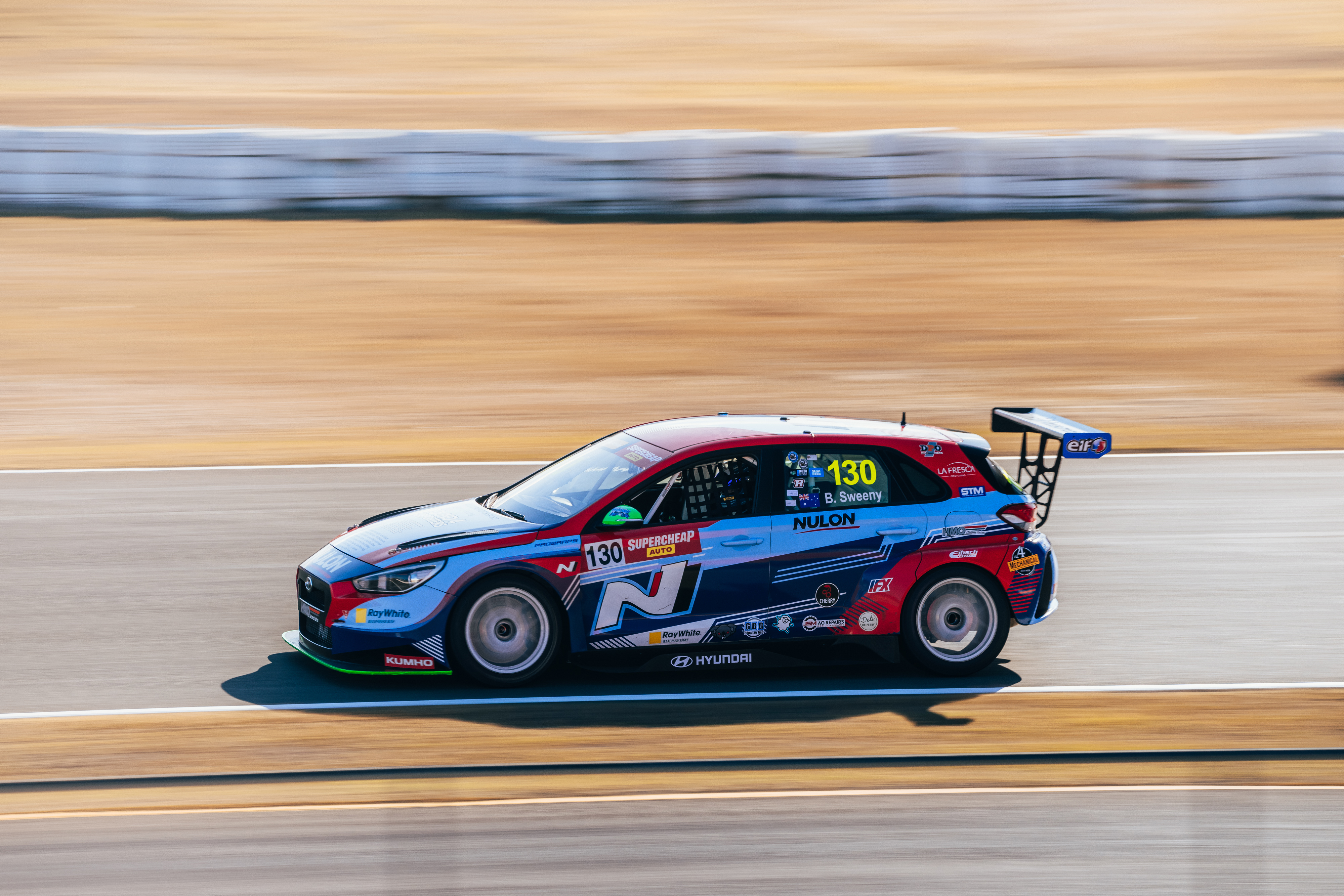 Bailey Sweeny was lucky not to go point-less in race one at Queensland Raceway.