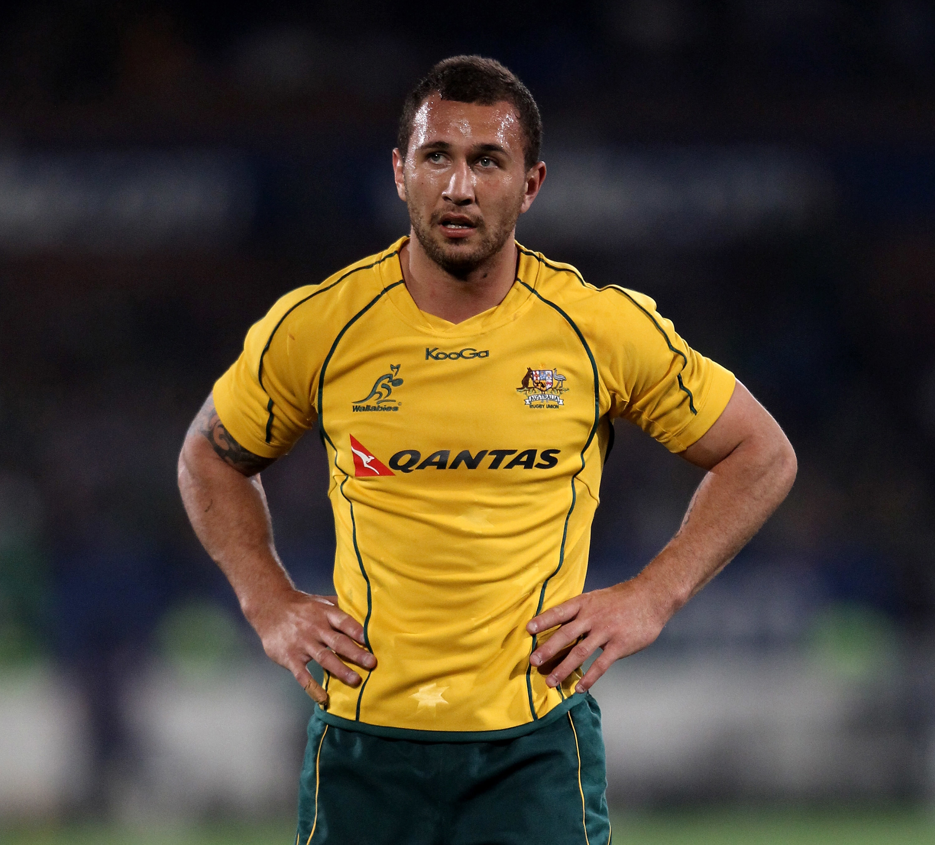 Quade Cooper at Loftus Versfeld in Pretoria in 2010.