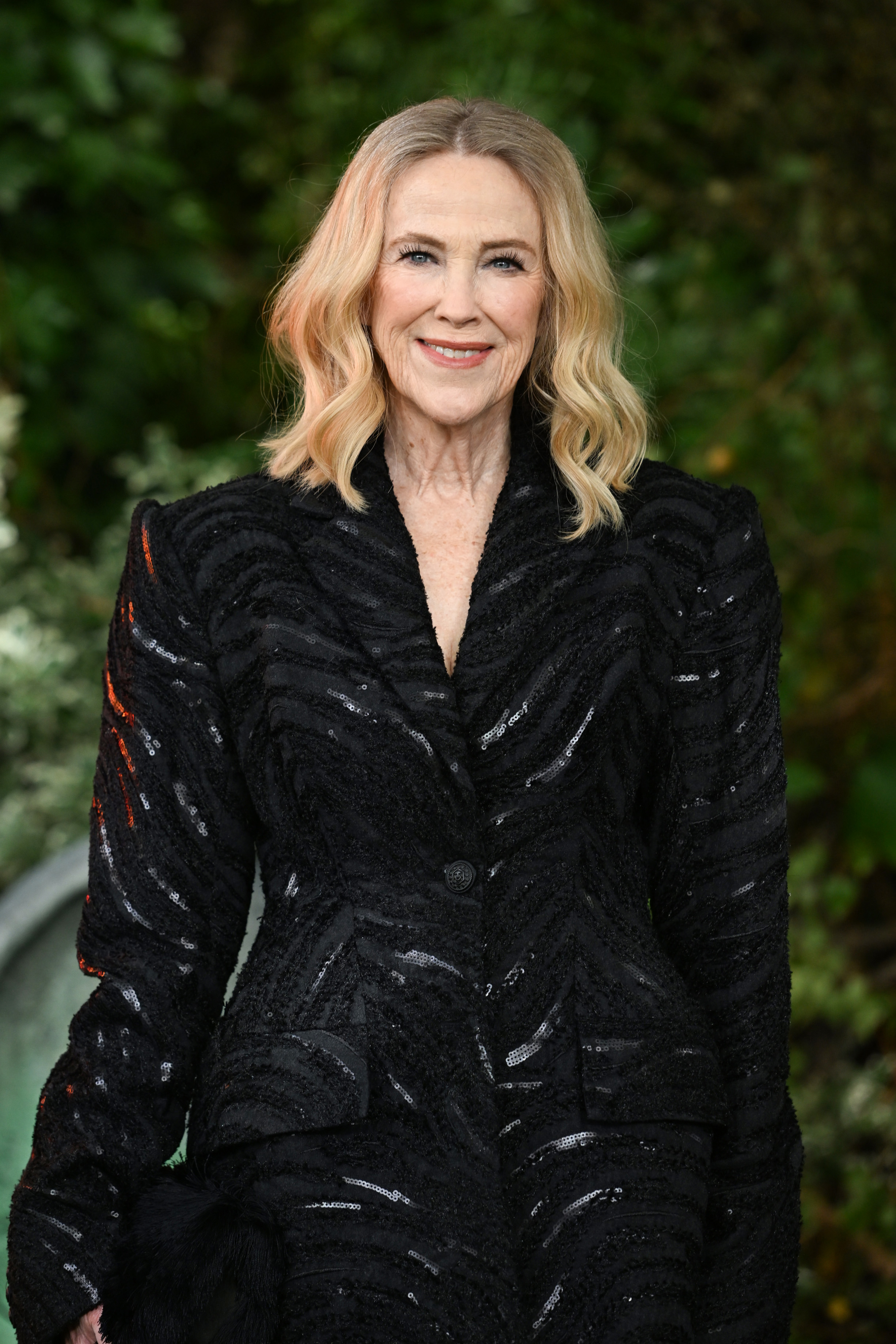 LONDON, ENGLAND - AUGUST 30: Catherine O'Hara attends the London photocall of "Beetlejuice Beetlejuice" at One Marylebone on August 30, 2024 in London, England. (Photo by Kate Green/Getty Images for Warner Bros. Pictures)