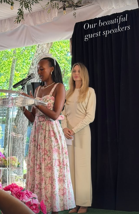 Angelina Jolie and daughter Zahara Jolie