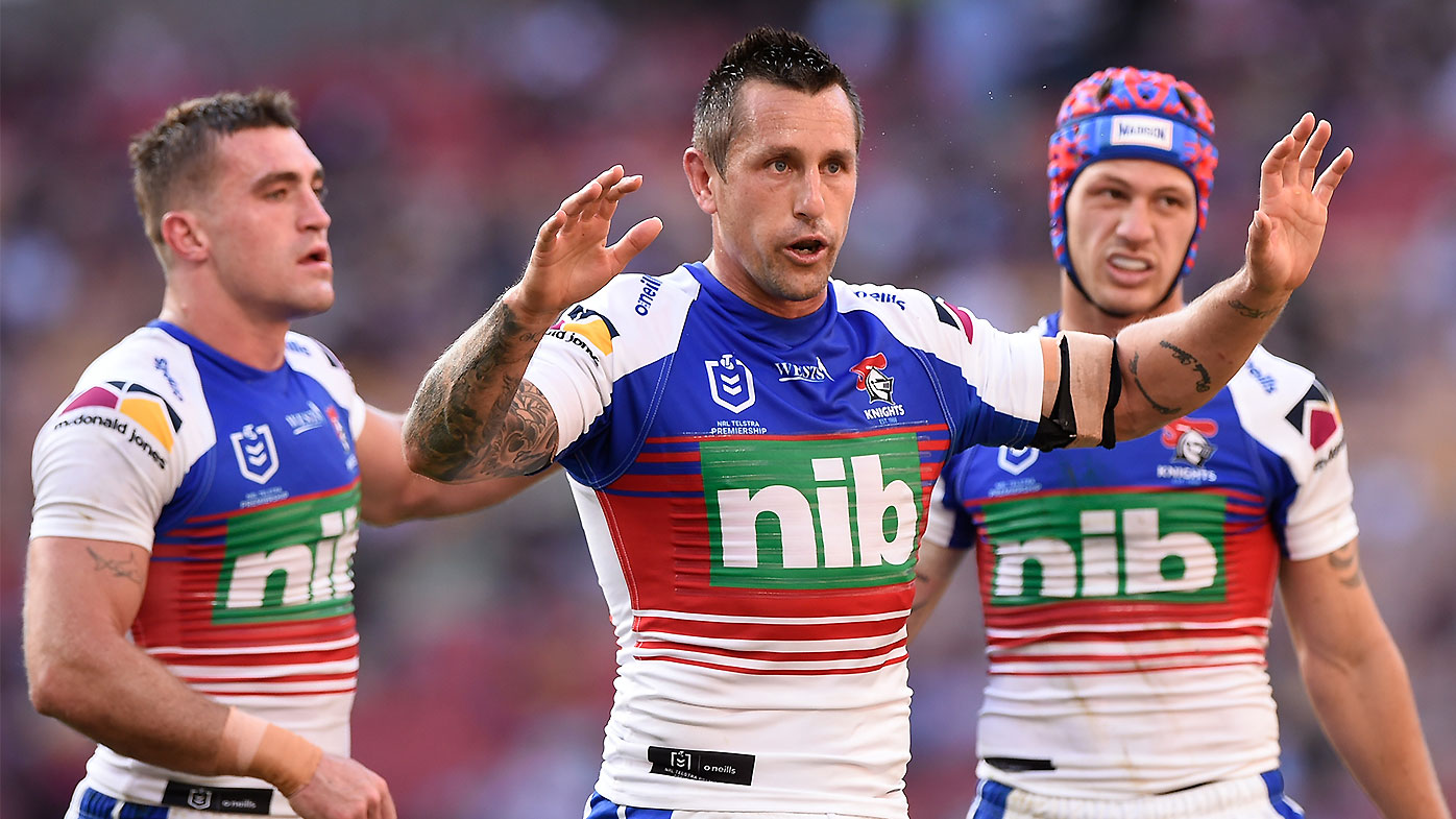 Kalyn Ponga and Mitchell Pearce