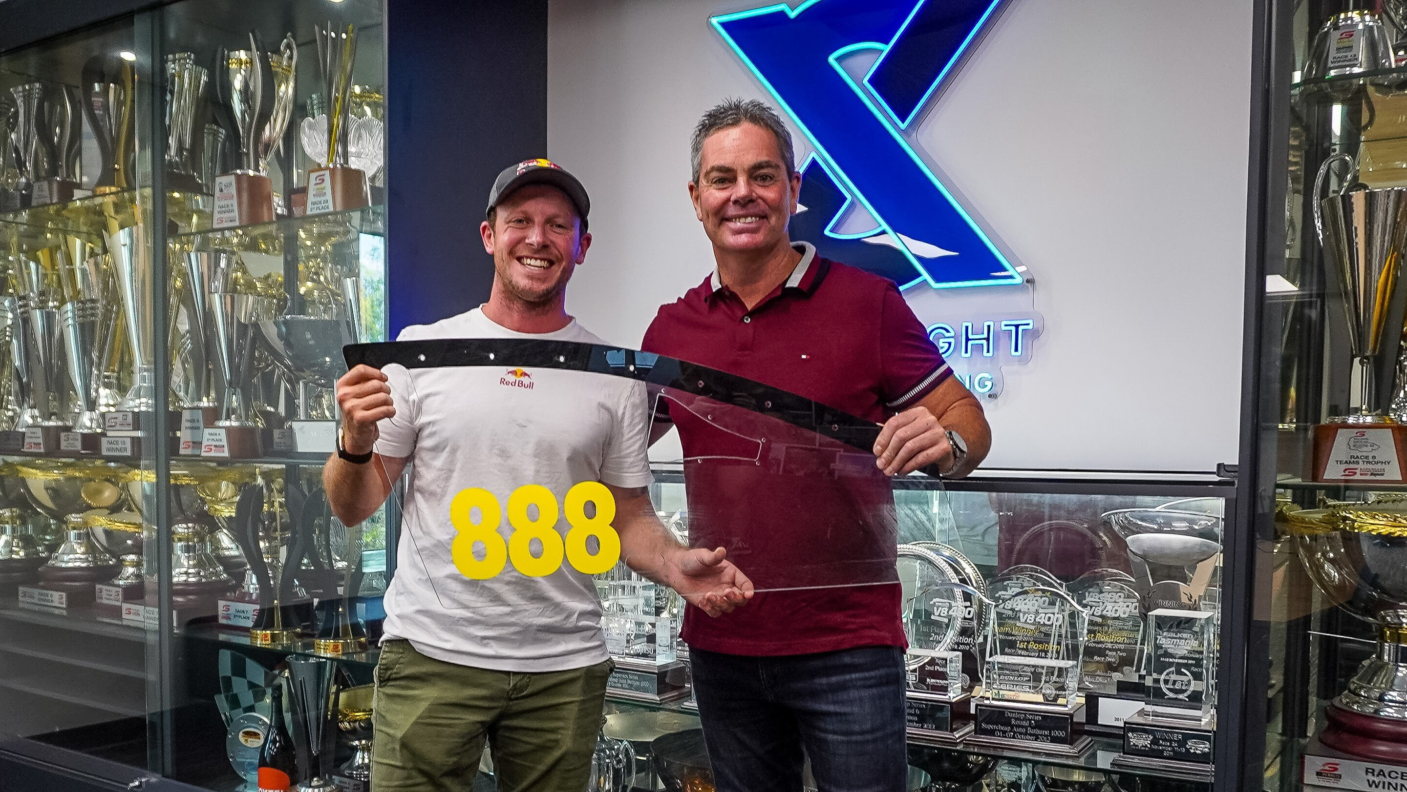 Craig Lowndes has handed over his iconic No.888 to Will Brown.