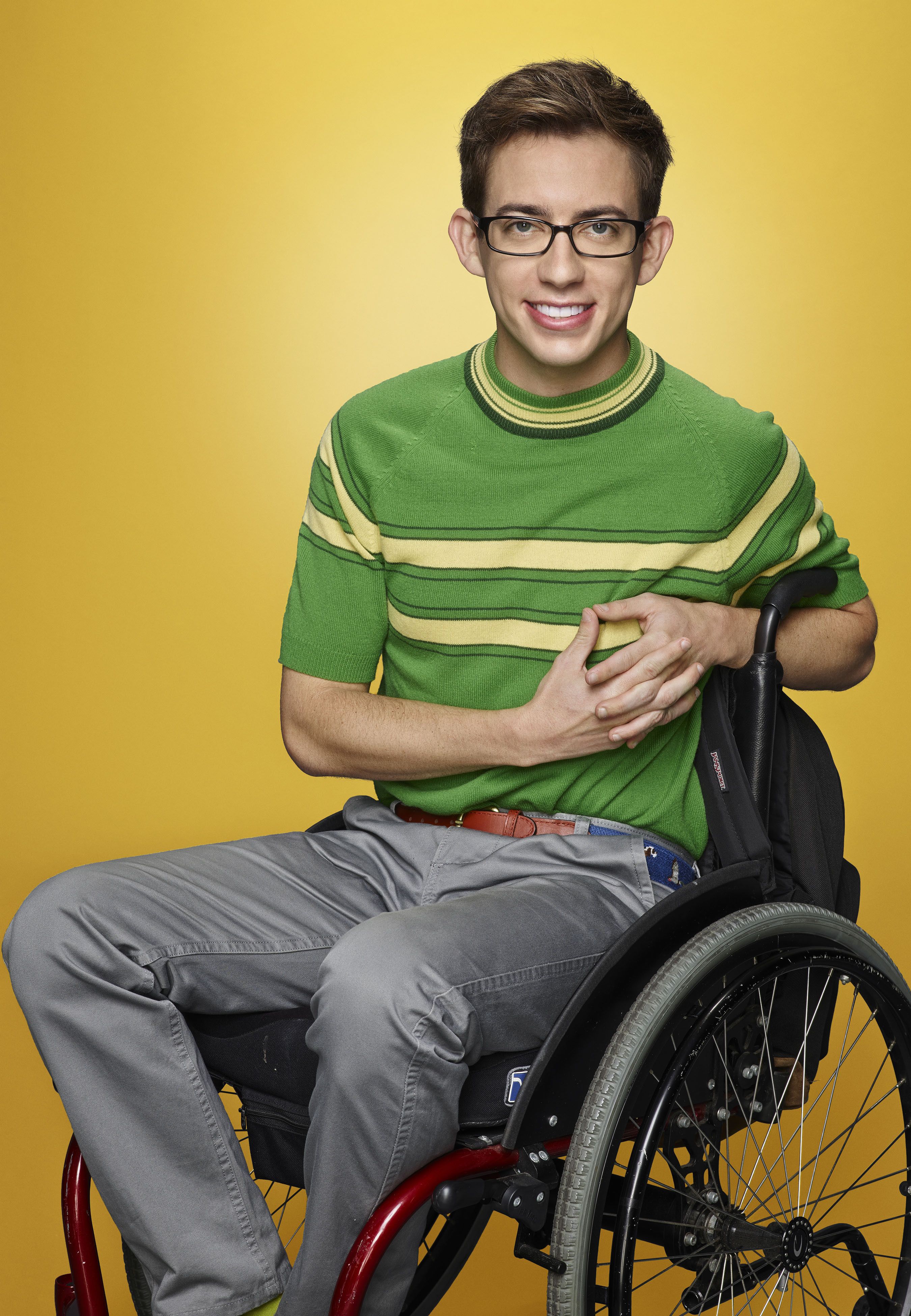 Kevin McHale as Artie Abrams on Glee.
