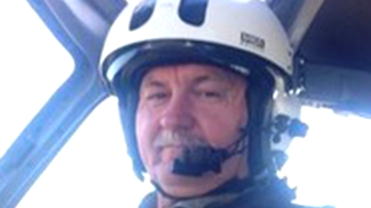 The chopper was being flown by veteran pilot Carl Hearps.