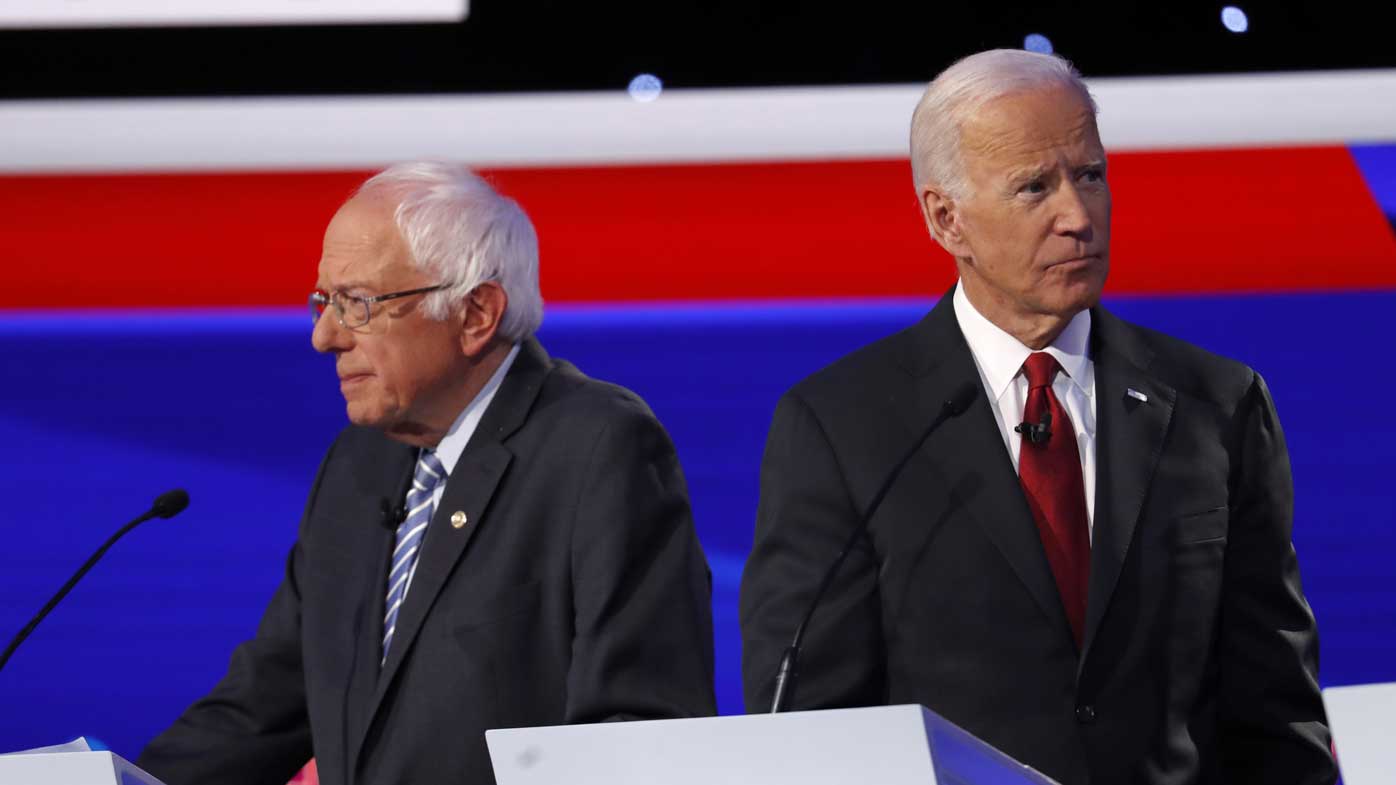 Bernie Sanders and Joe Biden had some tense moments.