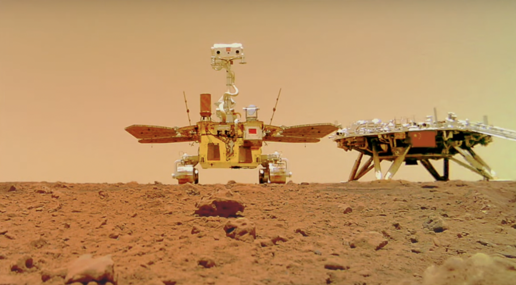 El rover chino revela los primeros datos en 45 años de una posible inundación antigua en Marte