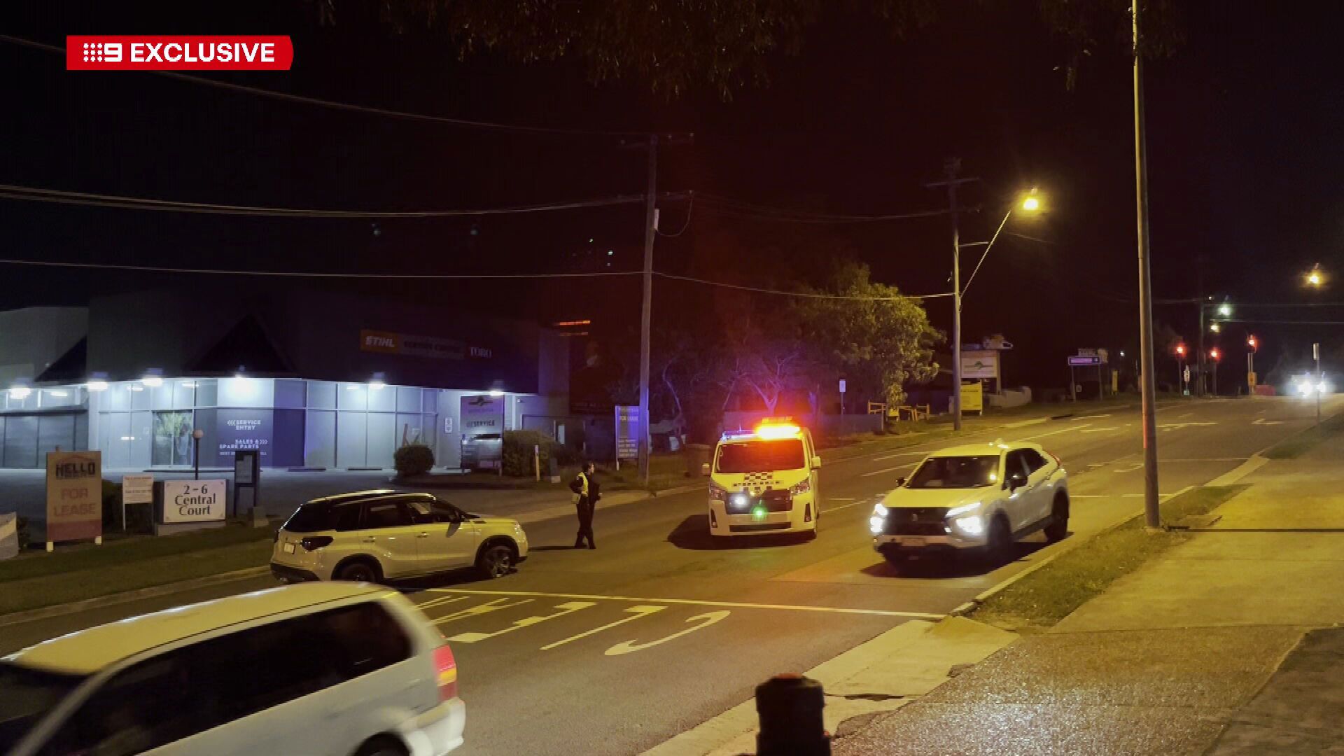 Polair tracked the Cerato to a property in Bix Court, Creastmead where an exclusion zone was ﻿established after an emergency declaration was made under the Public Safety Preservation Act. 